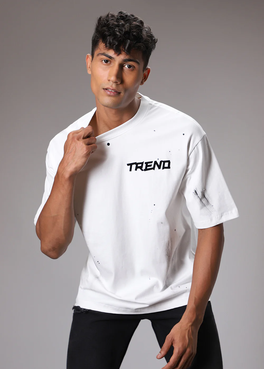 Brushstroke Trend Oversized t-shirt - Image 5