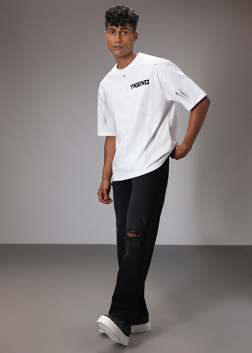 Brushstroke Trend Oversized t-shirt - Image 6