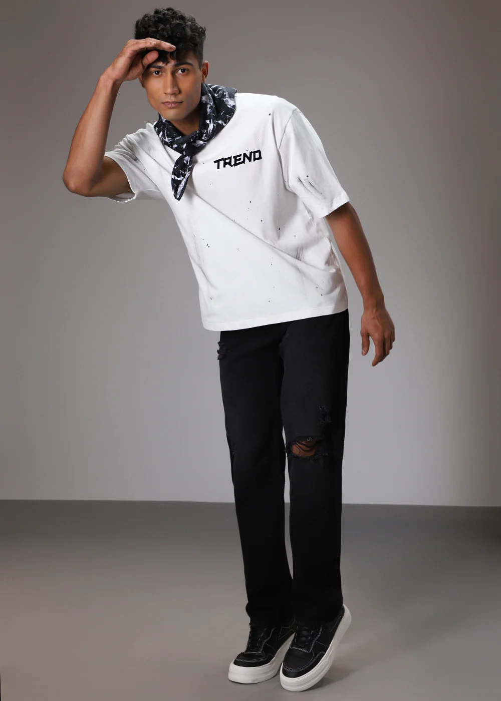 Brushstroke Trend Oversized t-shirt - Image 8