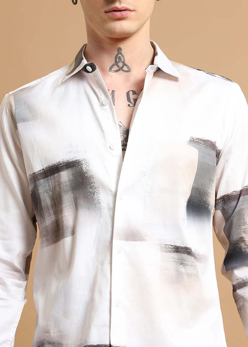Brushwash Printed Shirt - Image 3