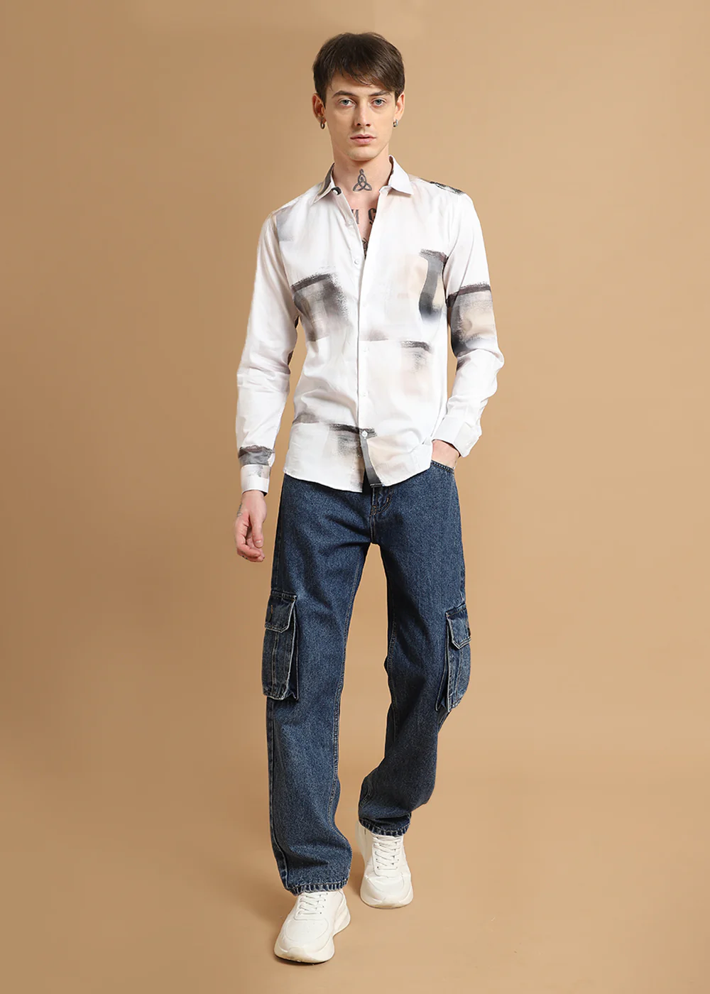 Brushwash Printed Shirt - Image 8