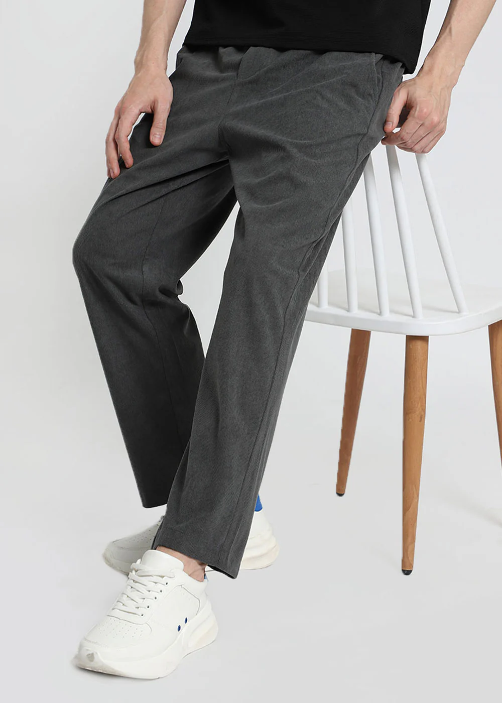 Castor Gray Corduroy Pant - Image 10