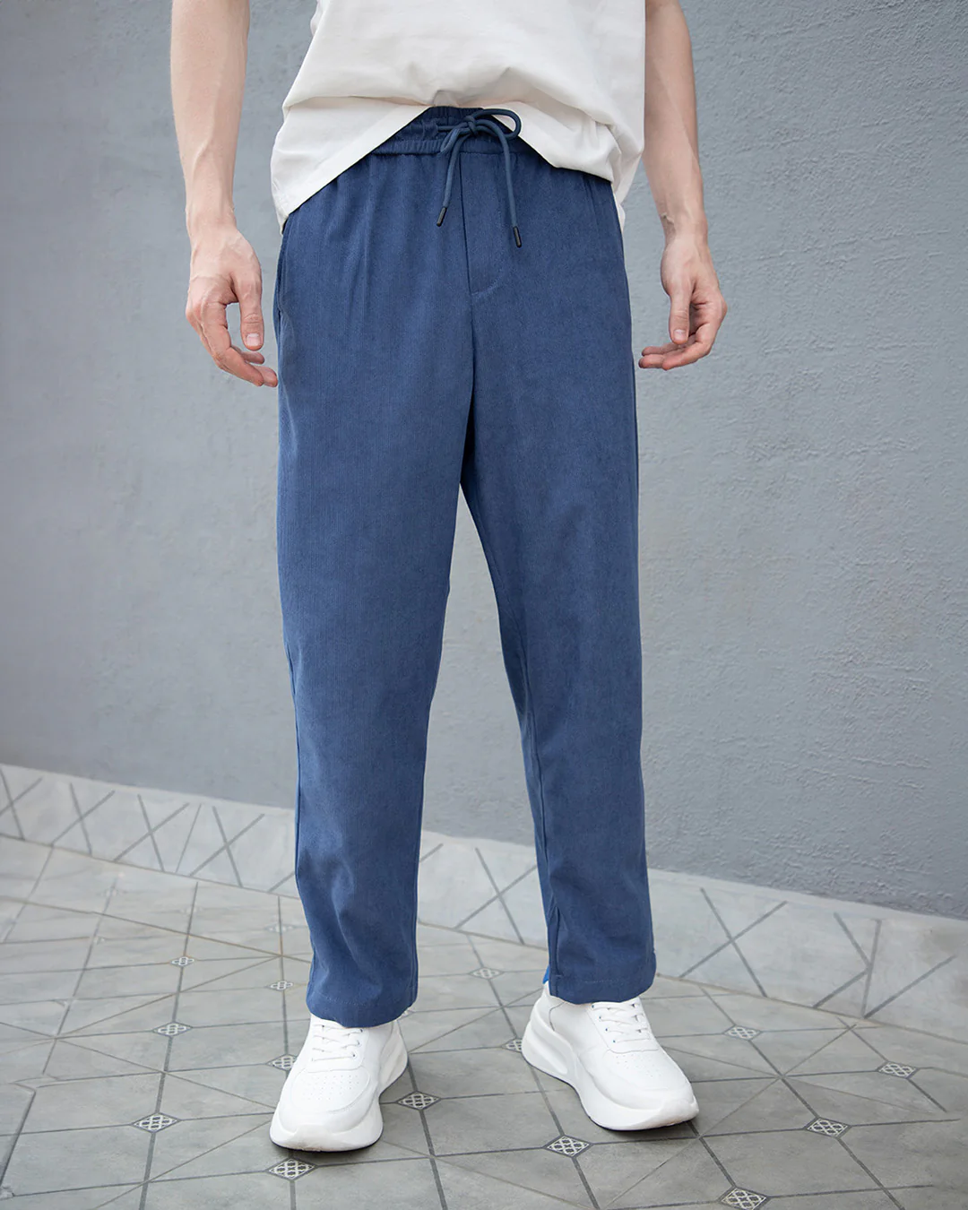 Cerulean Blue Corduroy Pant - Image 3