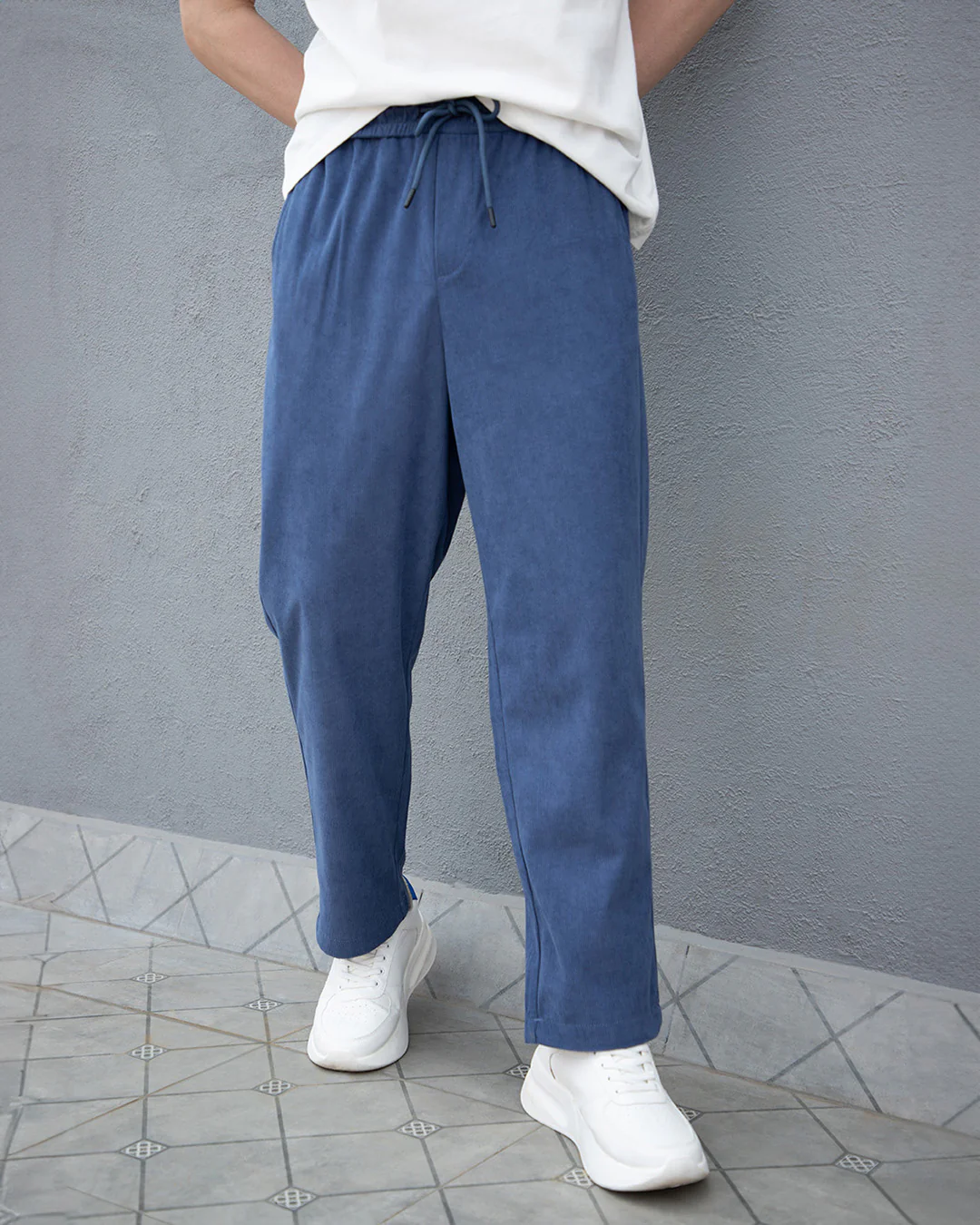 Cerulean Blue Corduroy Pant - Image 4