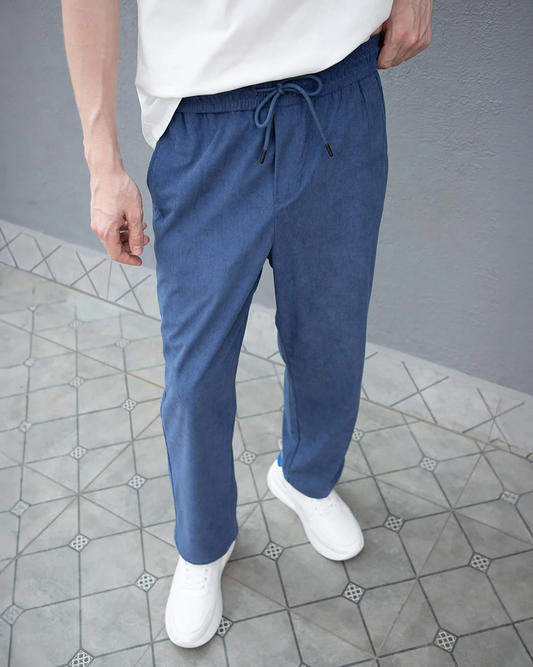 Cerulean Blue Corduroy Pant - Image 6
