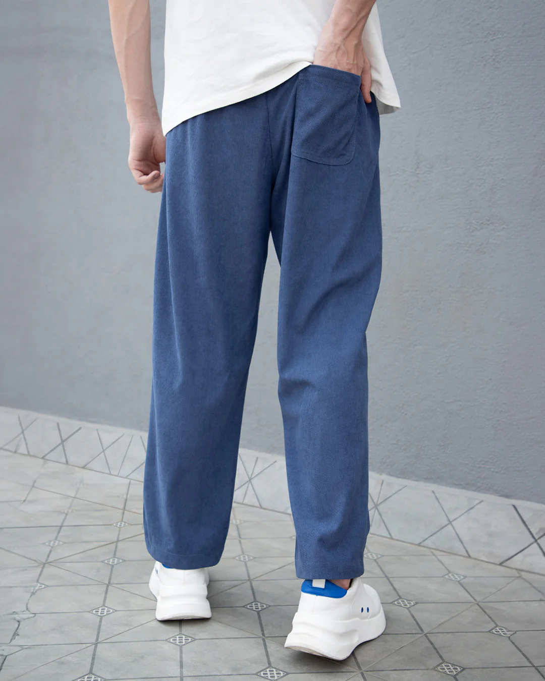 Cerulean Blue Corduroy Pant - Image 7