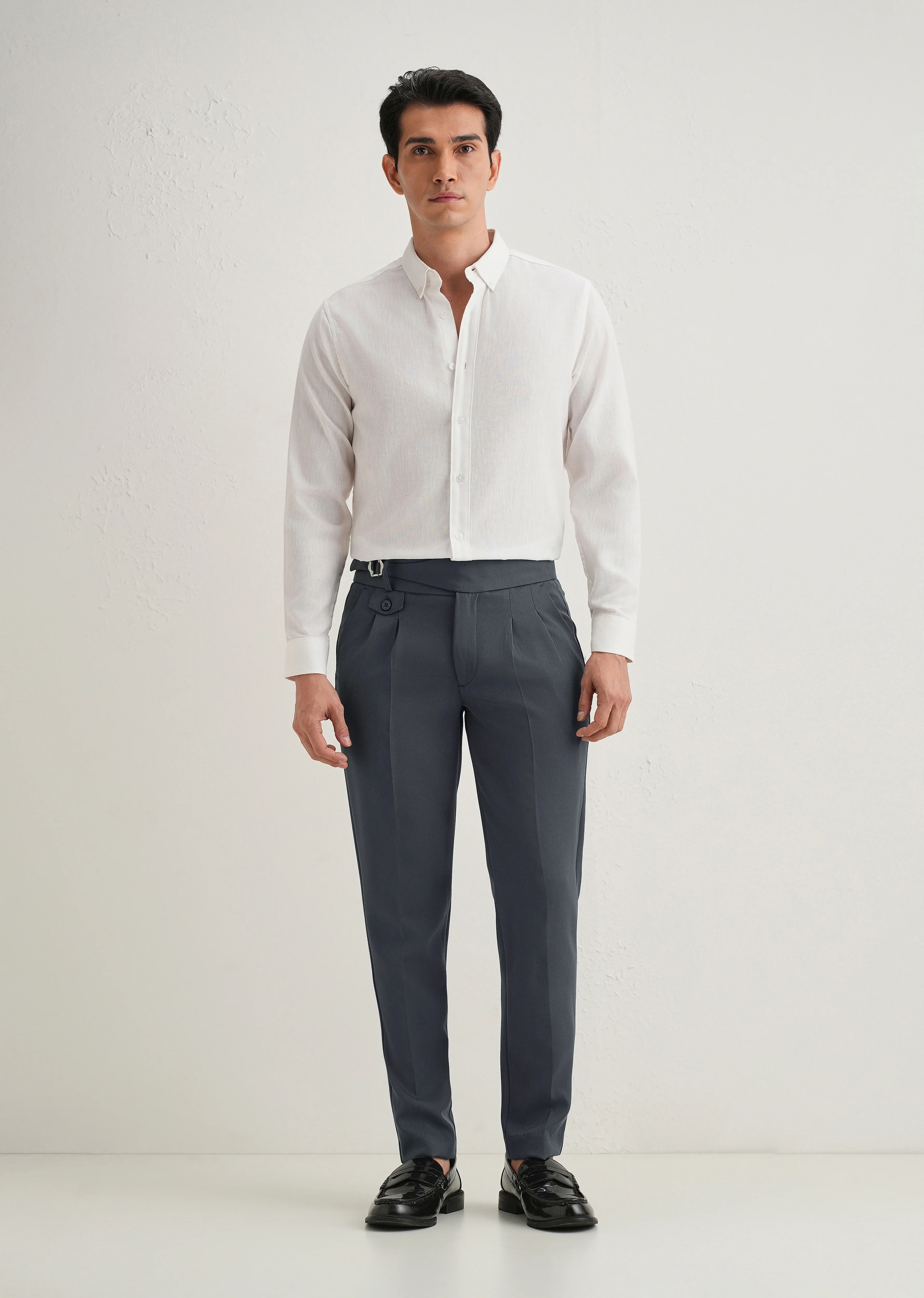 Charcoal Grey Gurkha Pant - Image 8