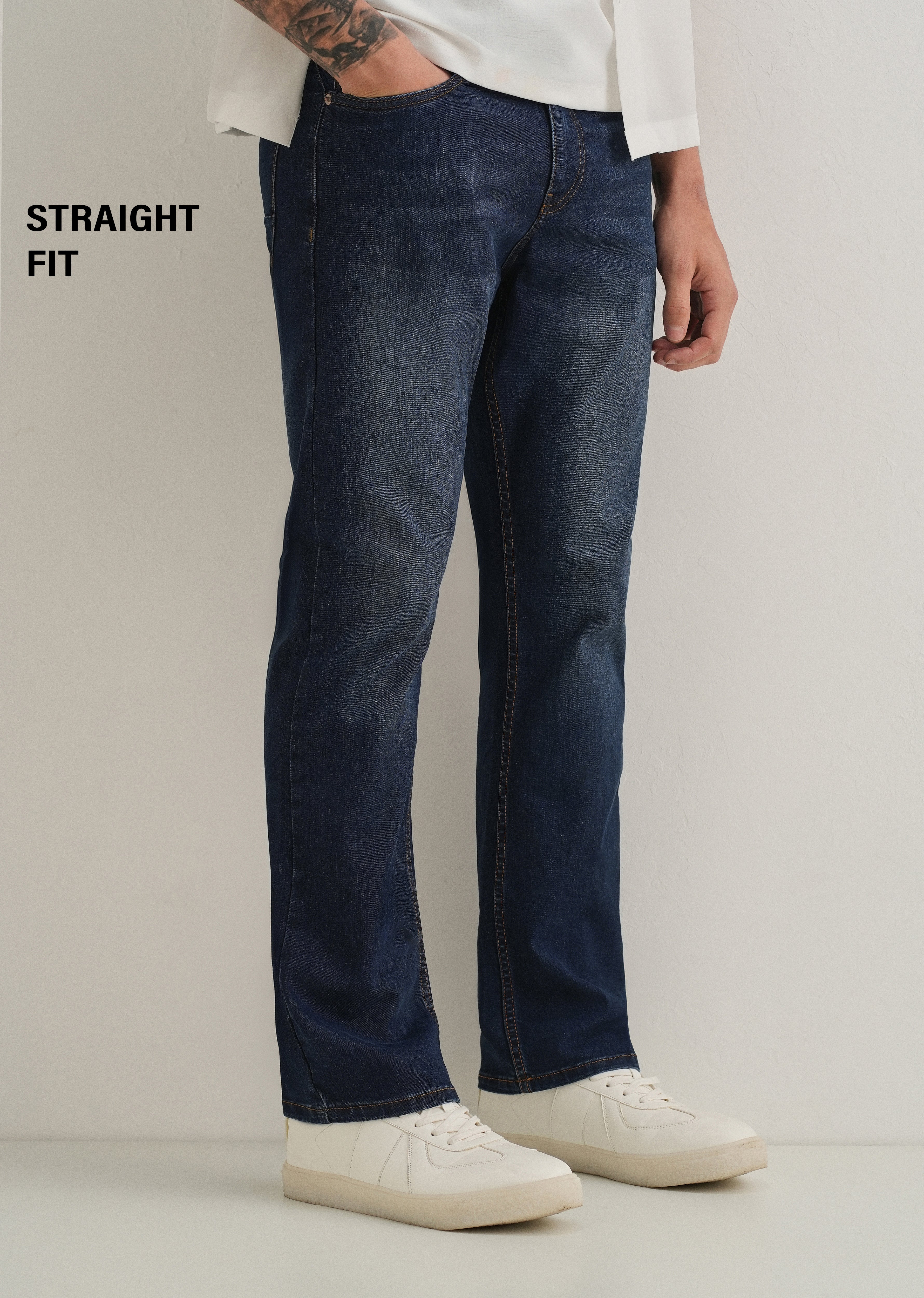 Classic Indigo Straight Jeans - Image 7