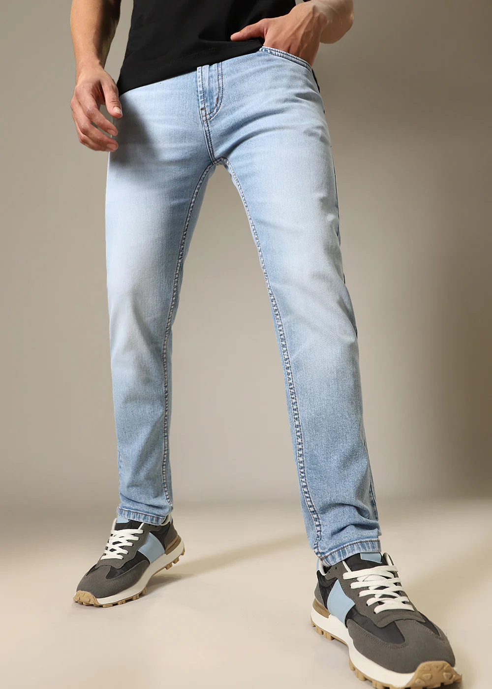 Classic Light blue Slim fit Jeans - Image 5
