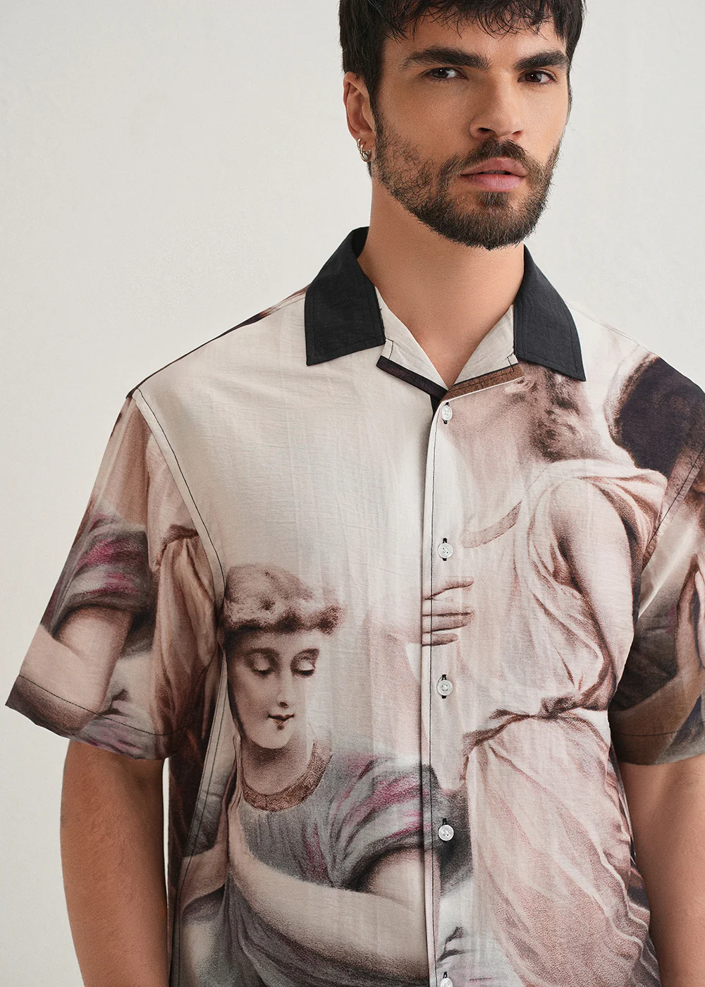 Classic Portrait Placement Print Shirt - Image 6