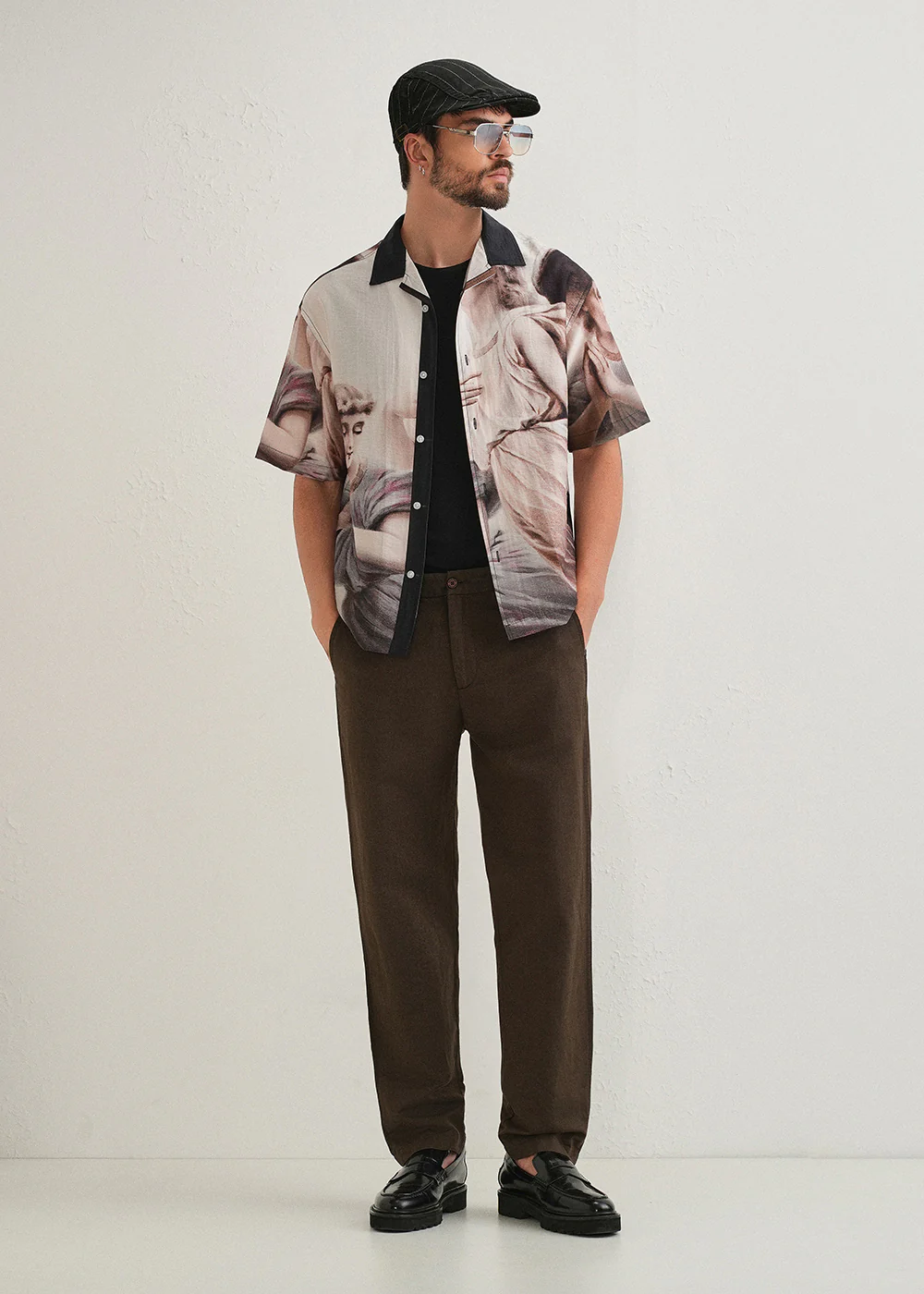 Classic Portrait Placement Print Shirt - Image 7