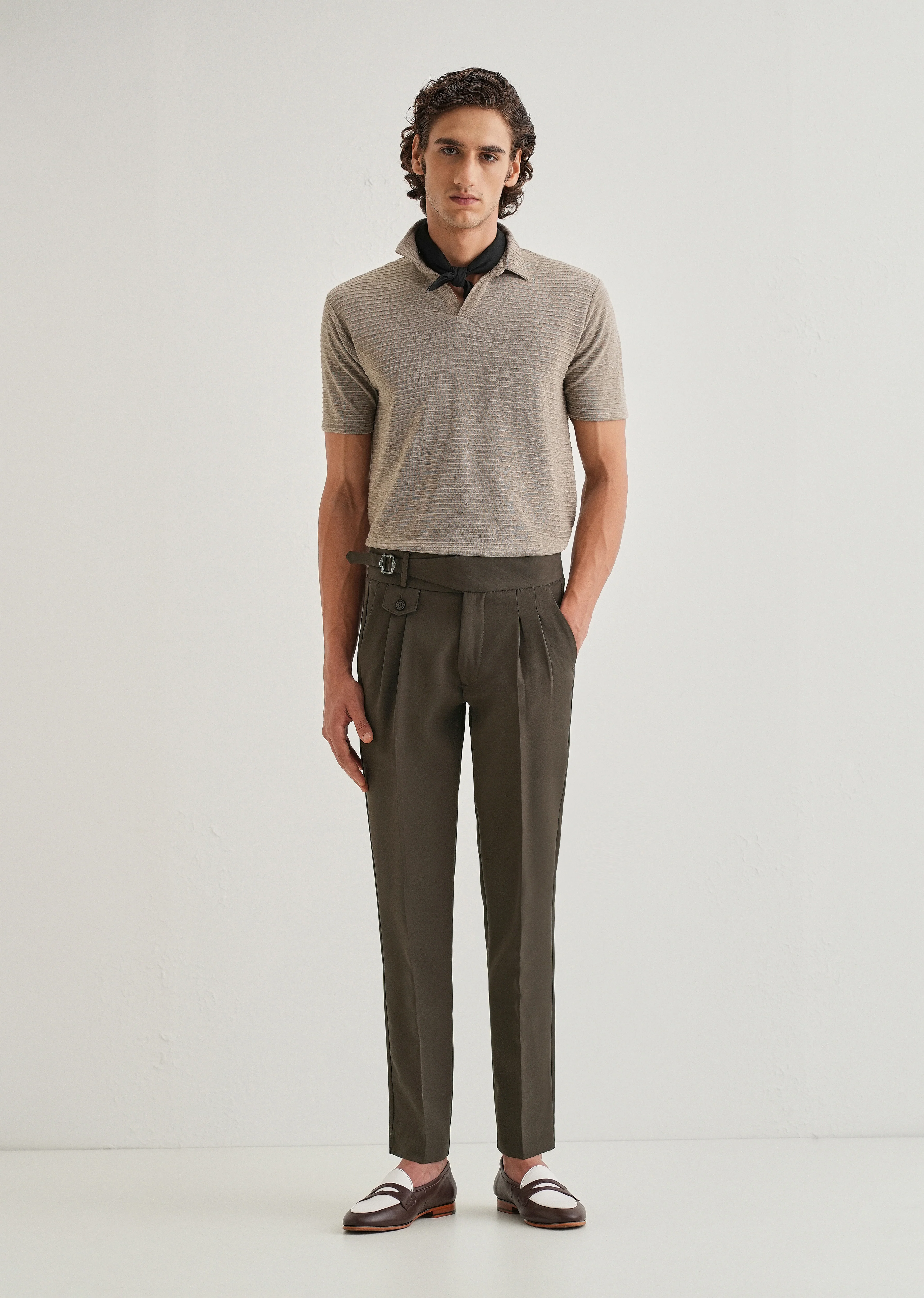 Cloudy Brown Gurkha Pant - Image 6