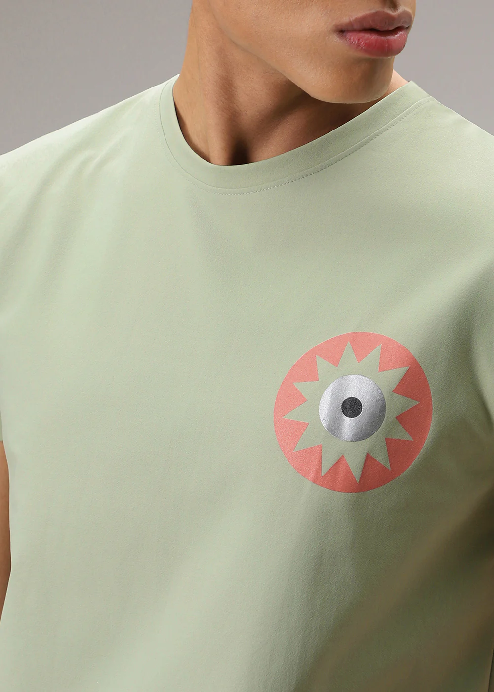 Clover Green Printed T-Shirt - Image 2