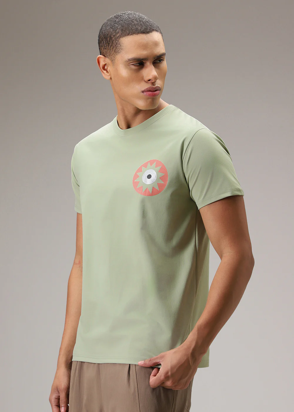 Clover Green Printed T-Shirt - Image 4