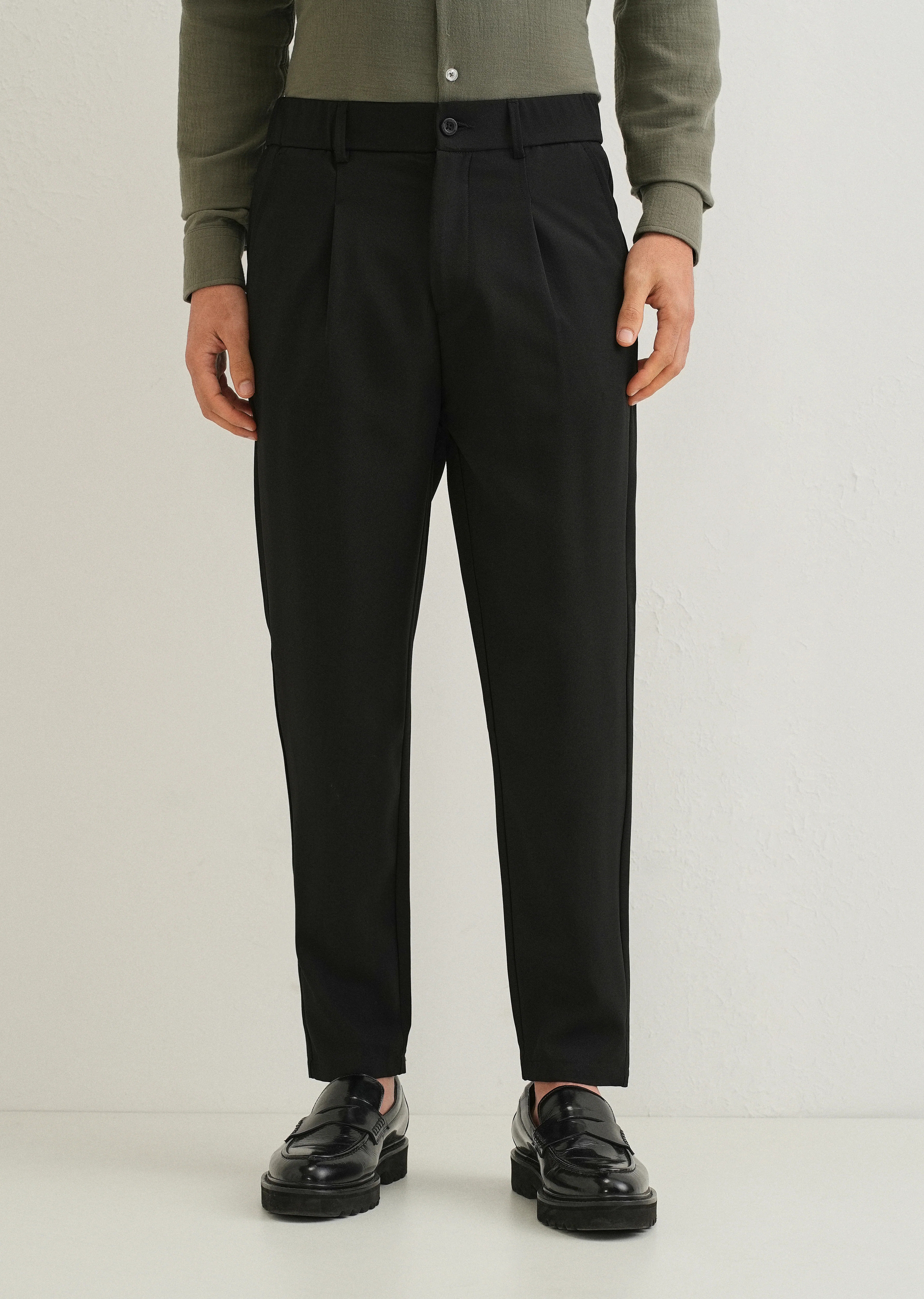 Coal Black Korean Pant - Image 3