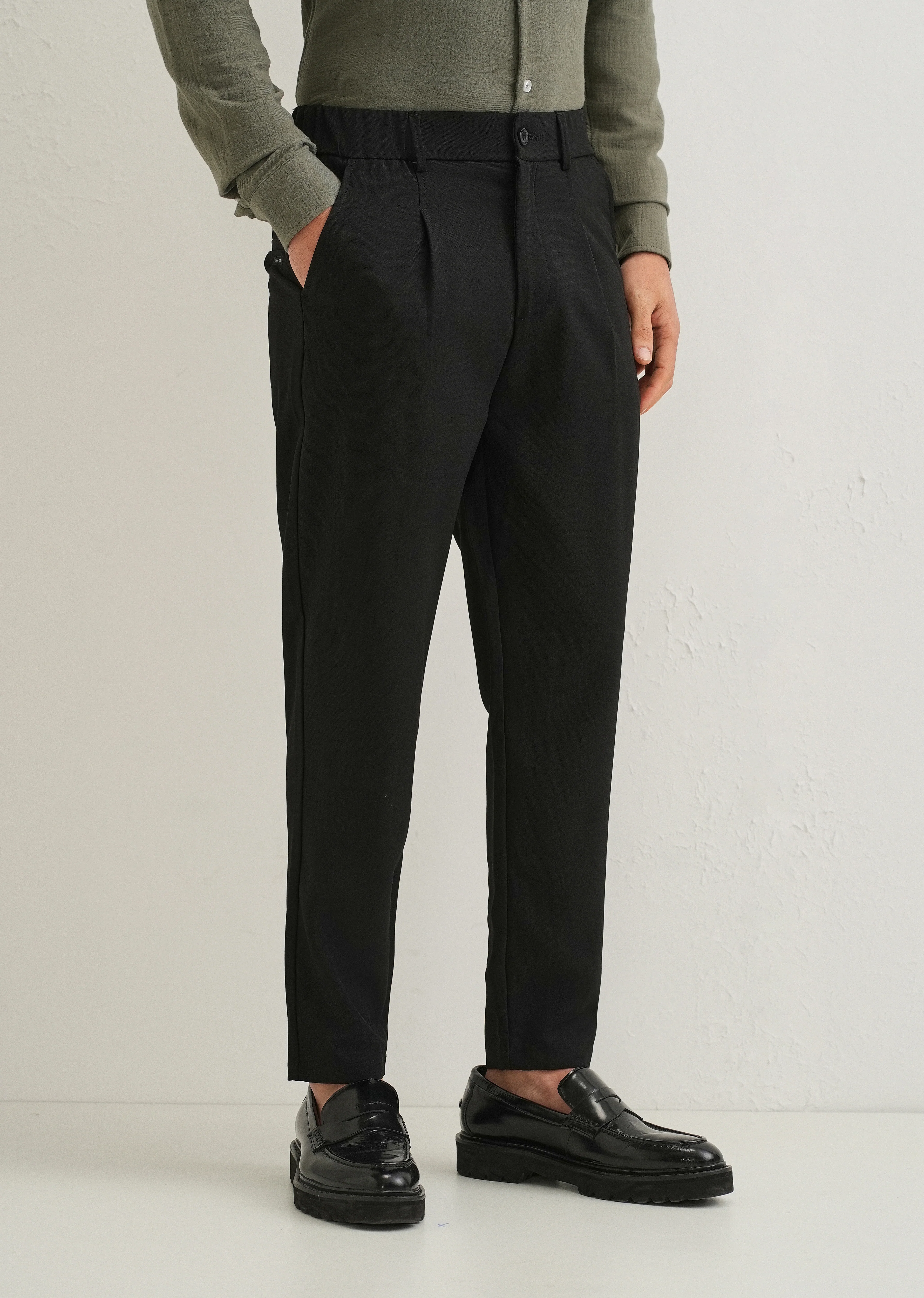 Coal Black Korean Pant - Image 4