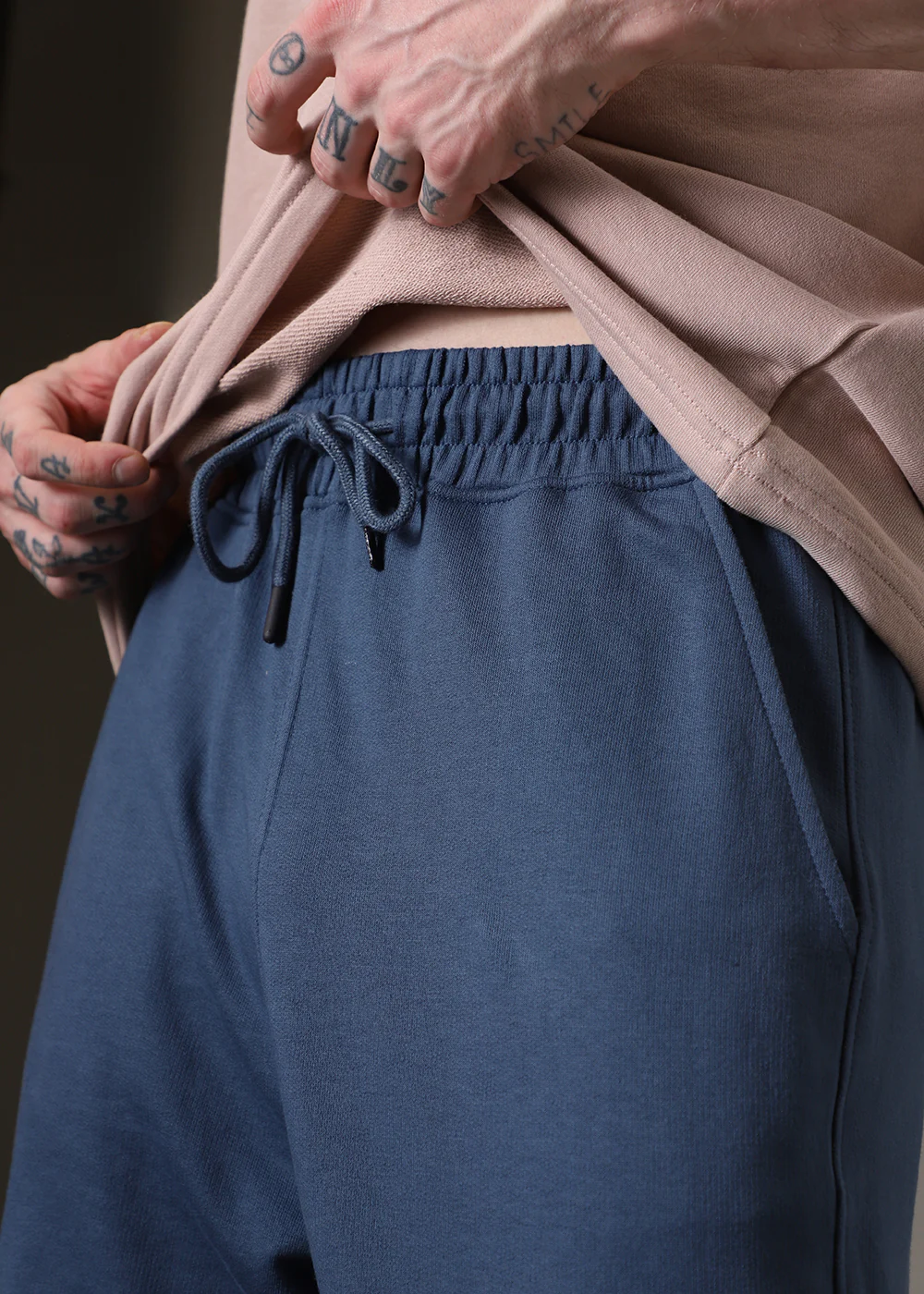 Cobalt Blue Cargo Joggers - Image 2