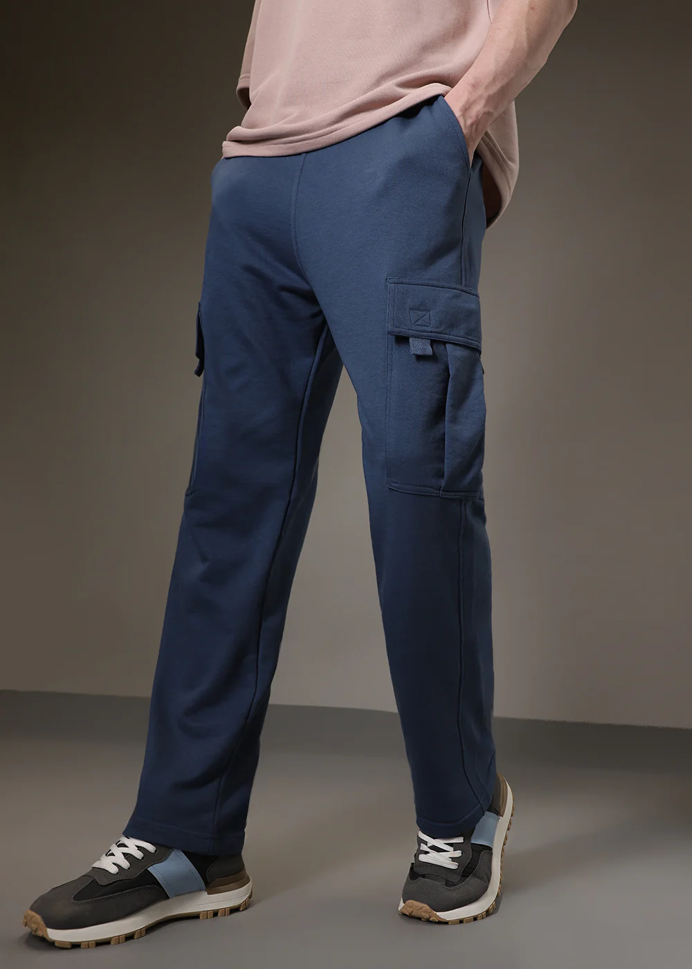 Cobalt Blue Cargo Joggers - Image 7