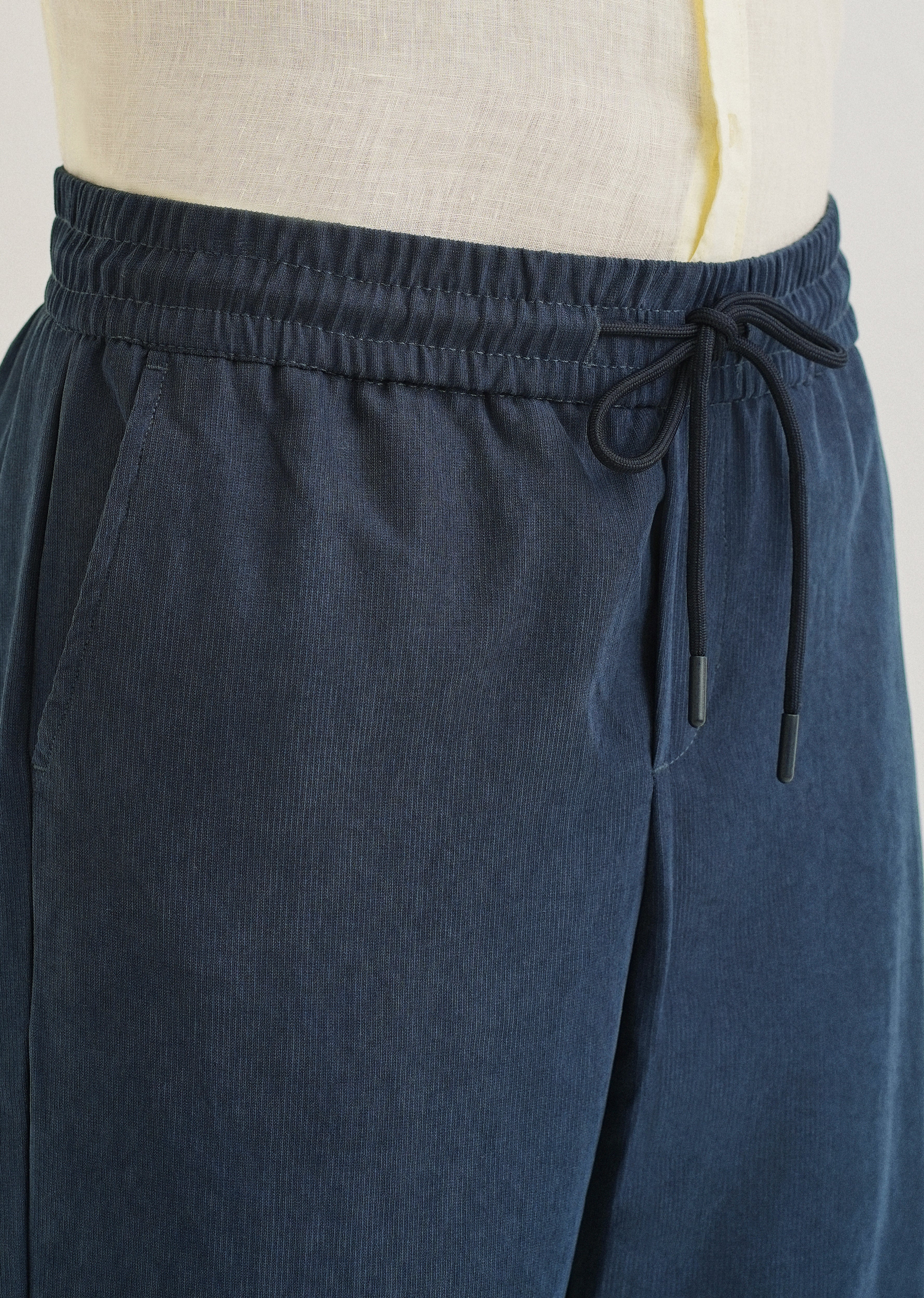 Cobalt Blue Pin Stripe Corduroy Pant - Image 5