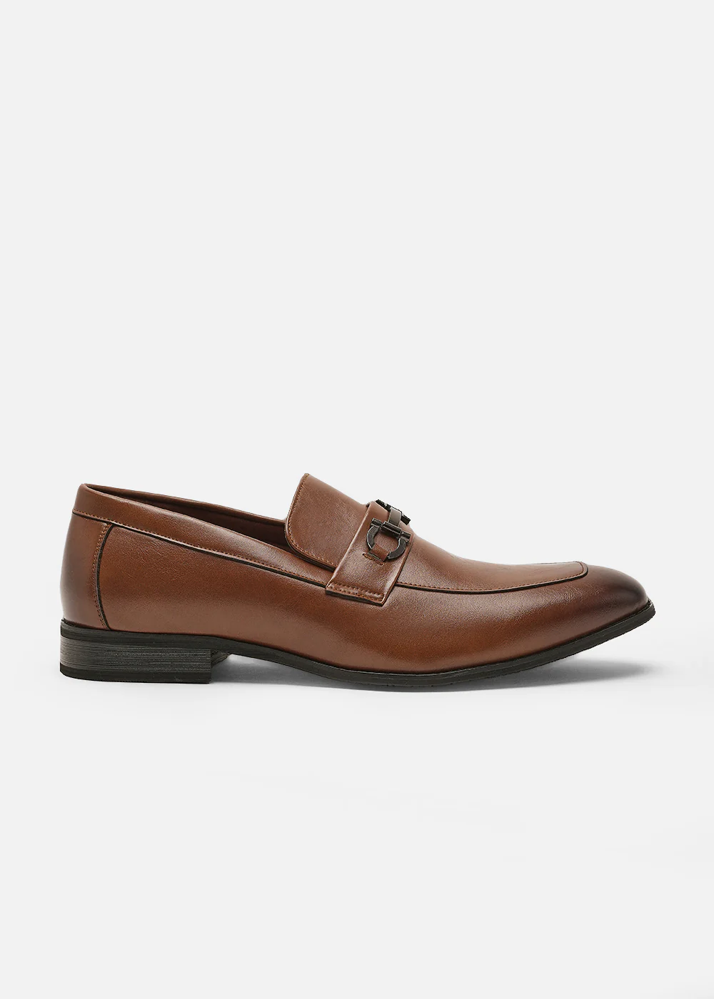 Coffee Brown Horsebit Loafers - Image 2