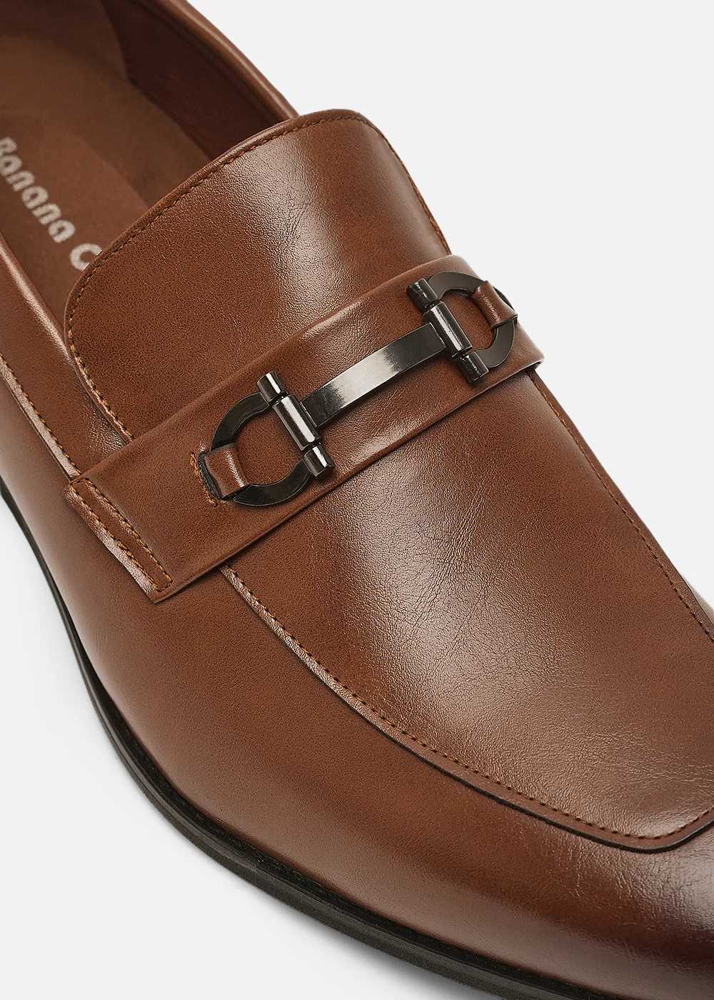 Coffee Brown Horsebit Loafers - Image 3