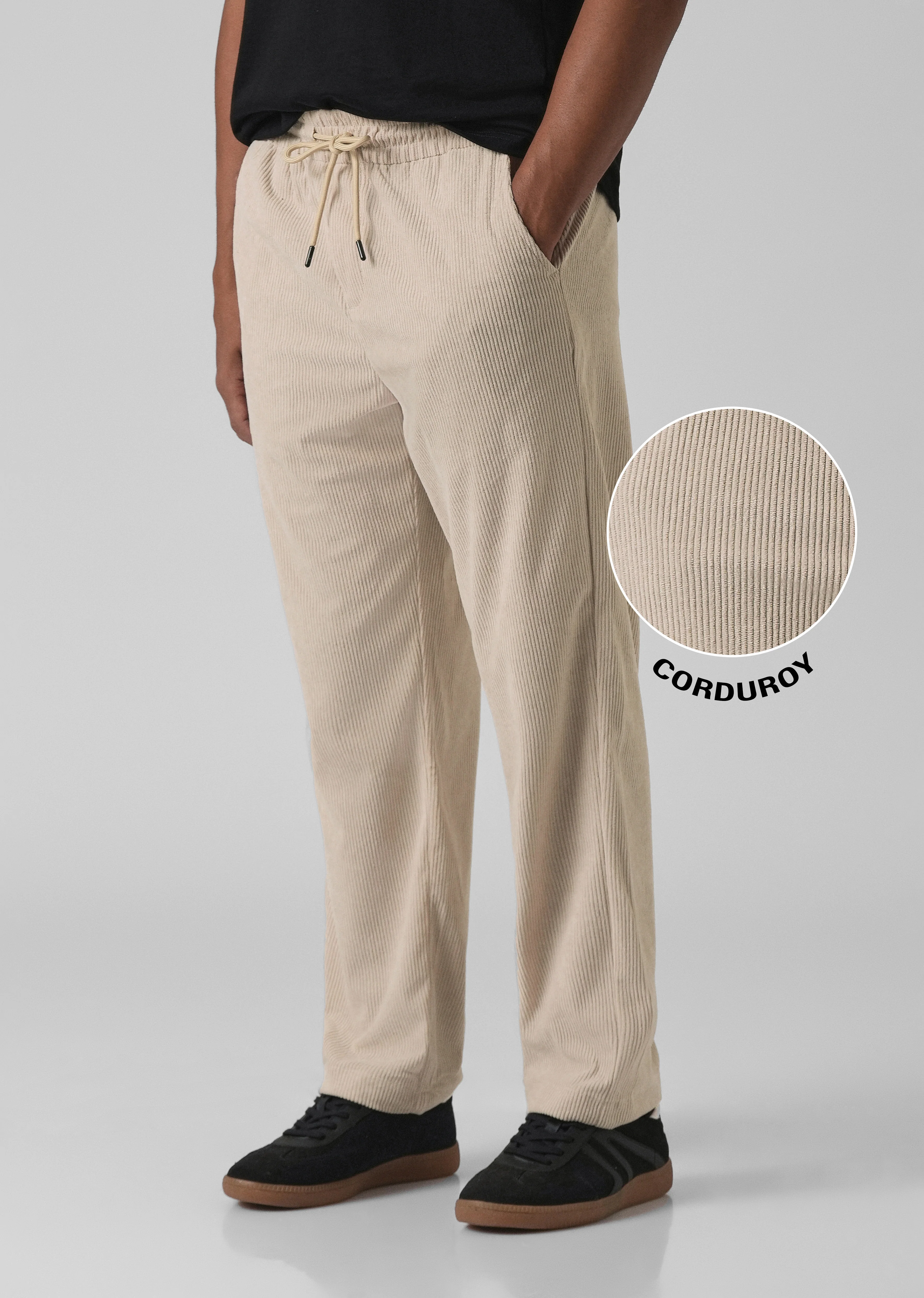 Cream Corduroy Pants - Image 7