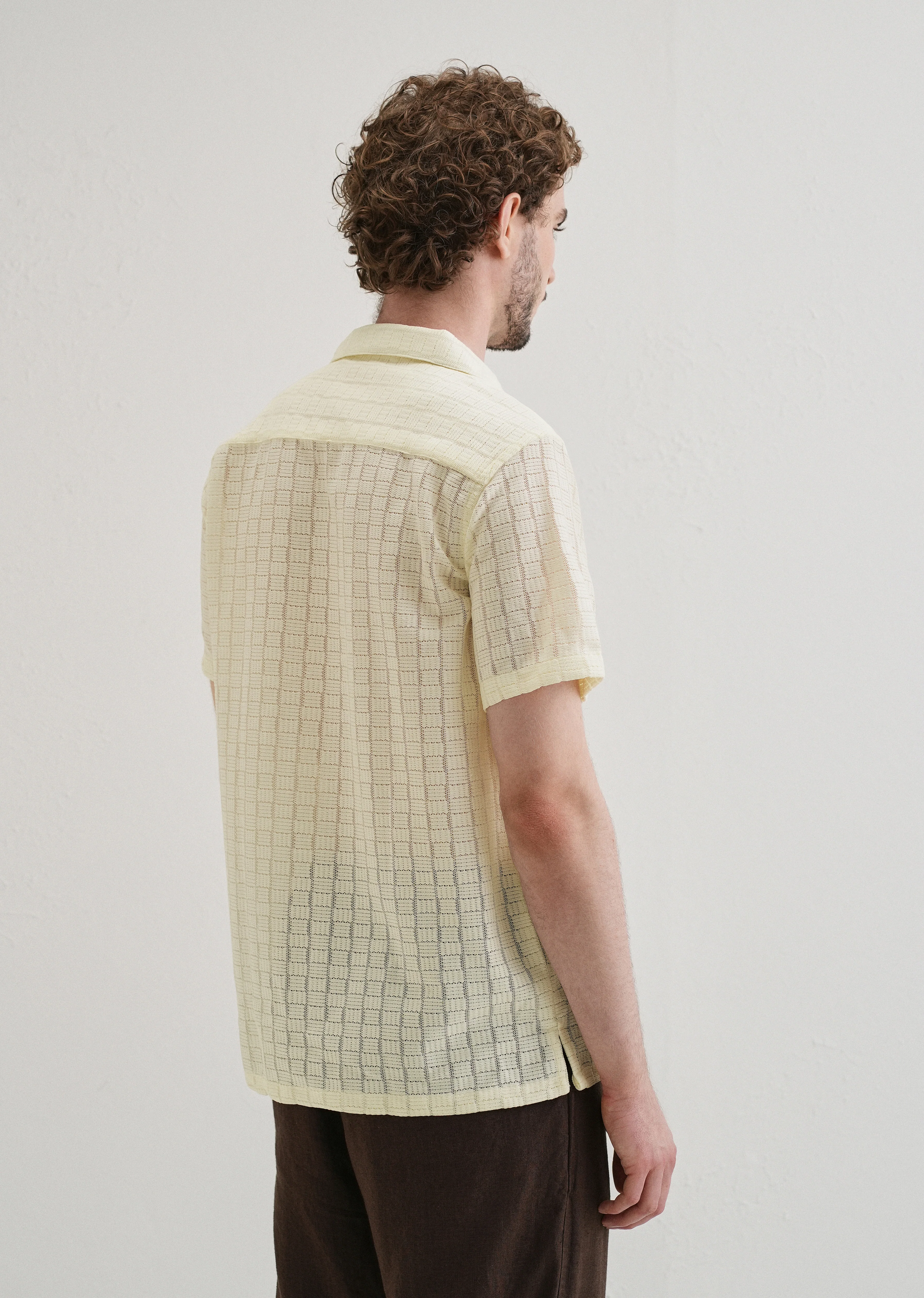 Cream Crochet Shirt - Image 2