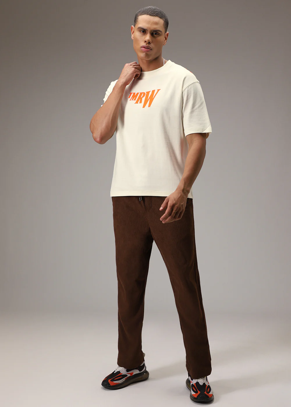 Cream Print Bonanza Oversized T-shirt - Image 6