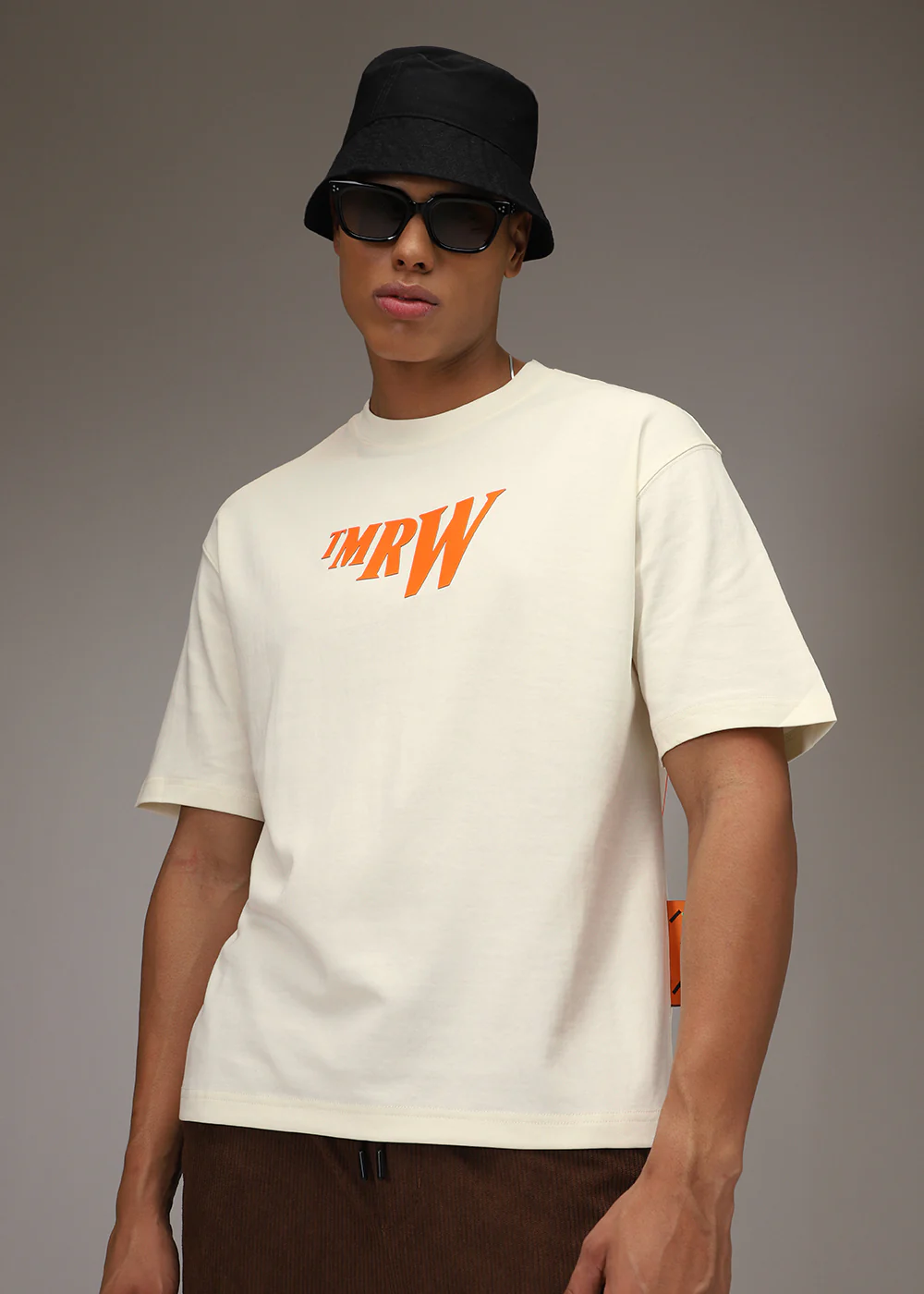Cream Print Bonanza Oversized T-shirt - Image 7
