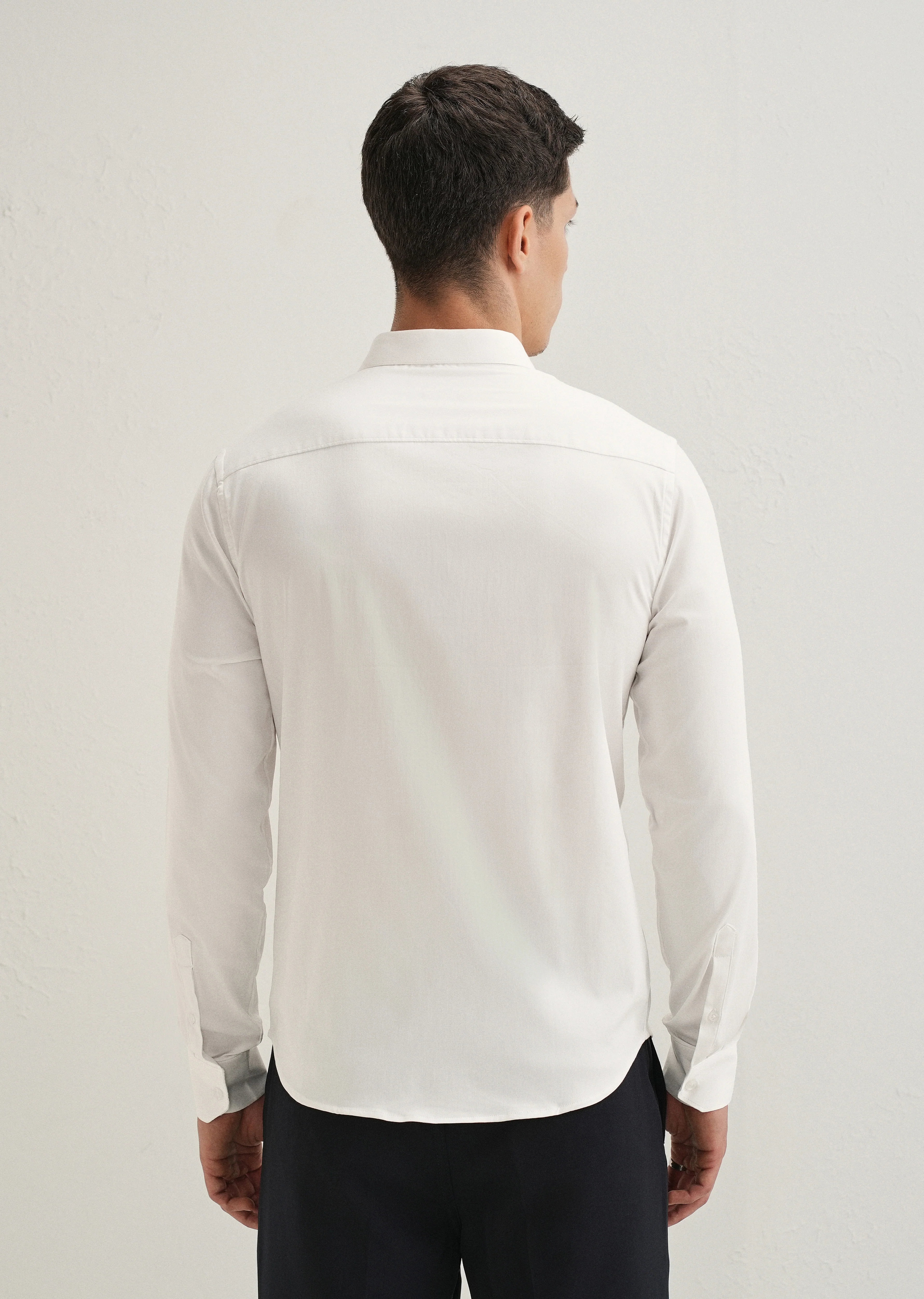 Crown Embellished White Designer Shirt - Image 4