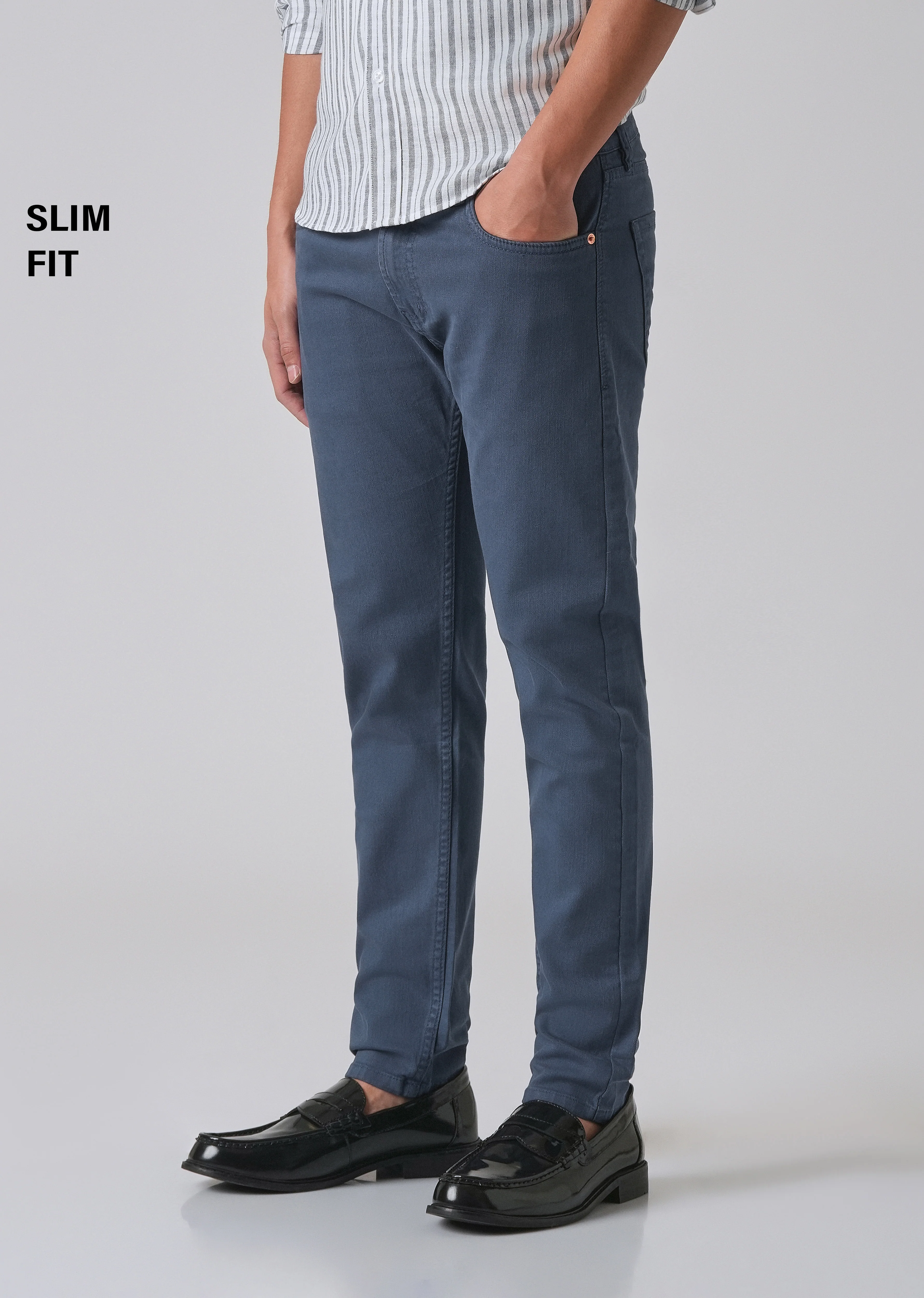 Dallas Blue Slim fit Jeans - Image 7
