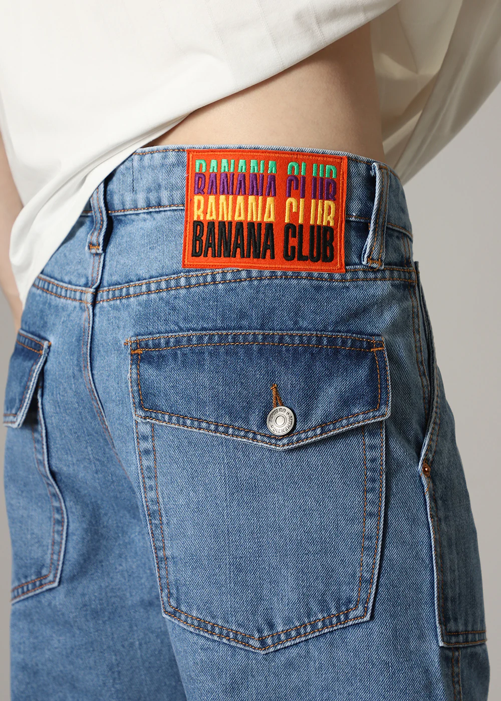 Dapper Celeste Blue Baggy fit Jeans - Image 7