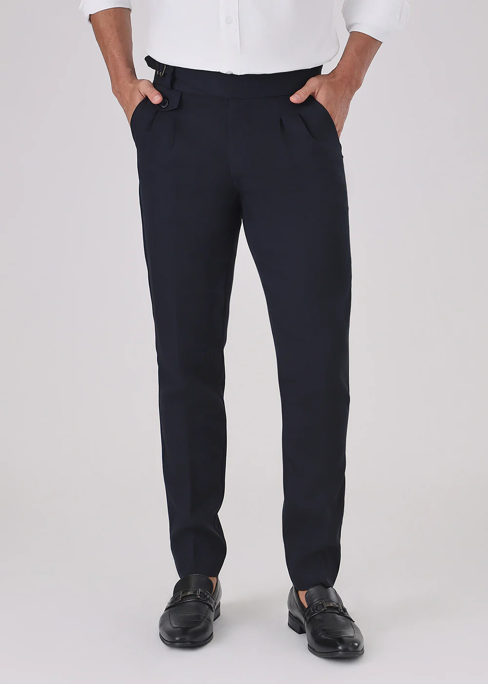 Dark Blue Gurkha Pant - Image 3