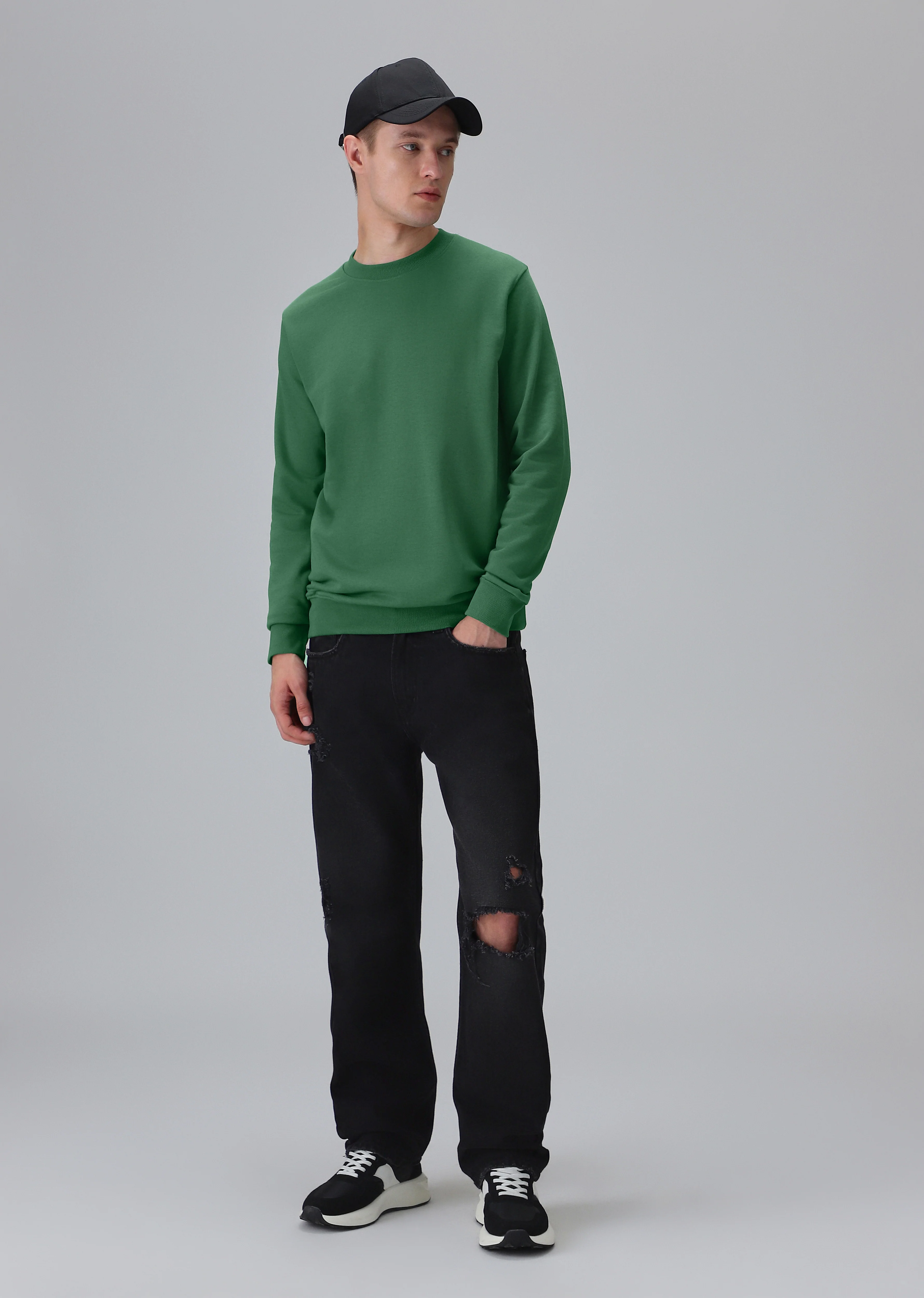 Dark Green Sweatshirt - Image 6