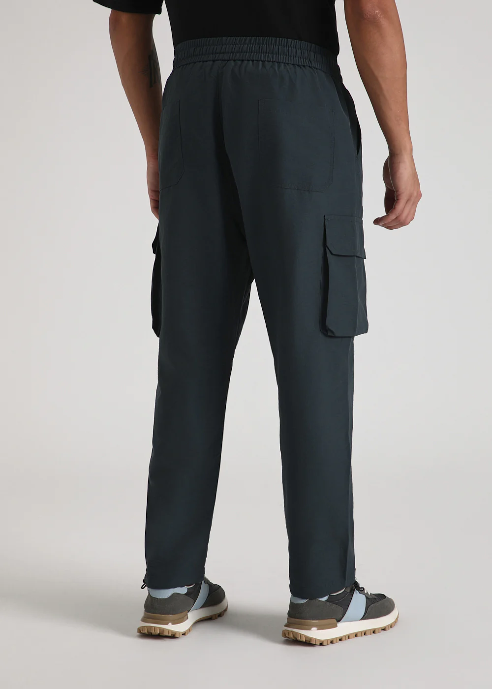 Dark Grey Relaxed Fit Cargo Pant - Image 5