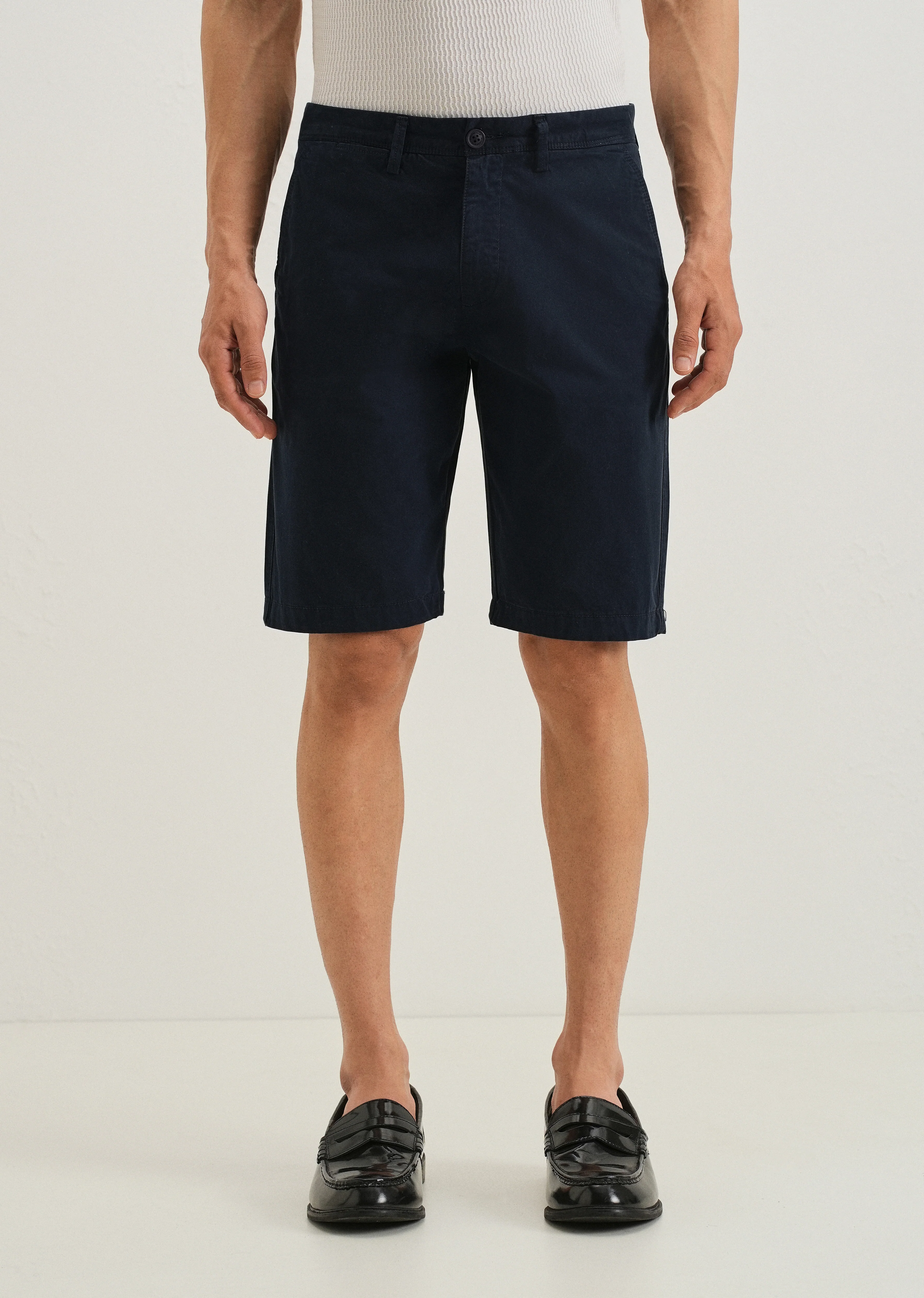 Dark Navy Blue Shorts - Image 3