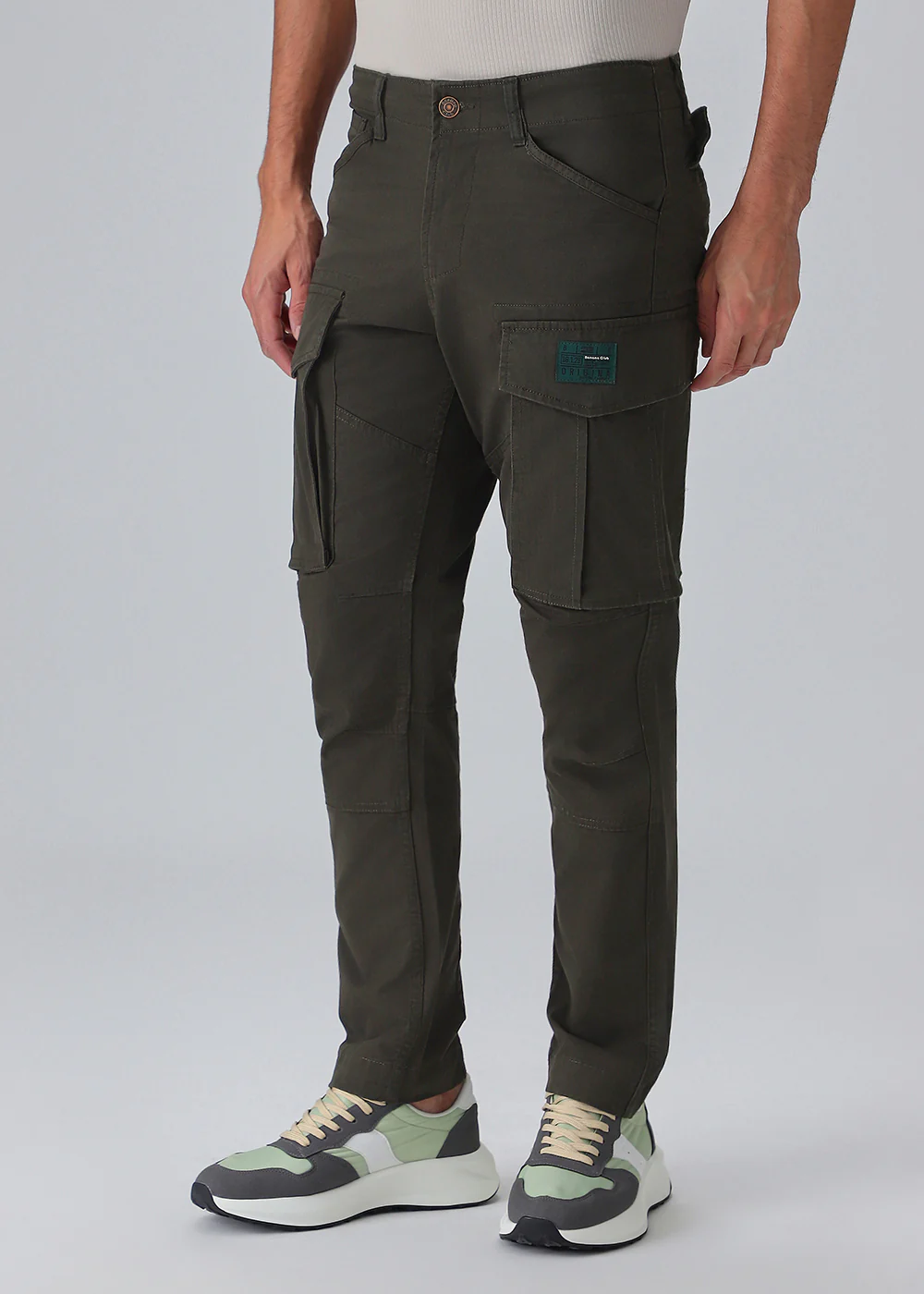 Dark Olive Cargo Pant - Image 4