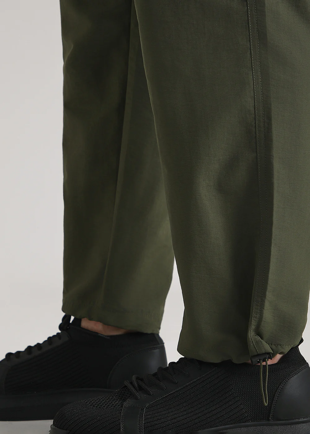 Dark Olive Relaxed Fit Cargo Pant - Image 3