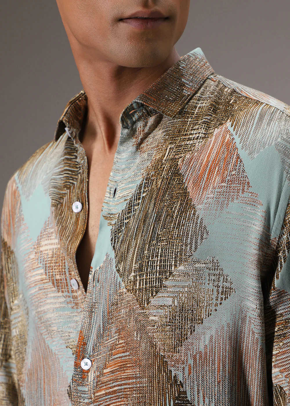 Deco Diamond Feather Shirt - Image 2