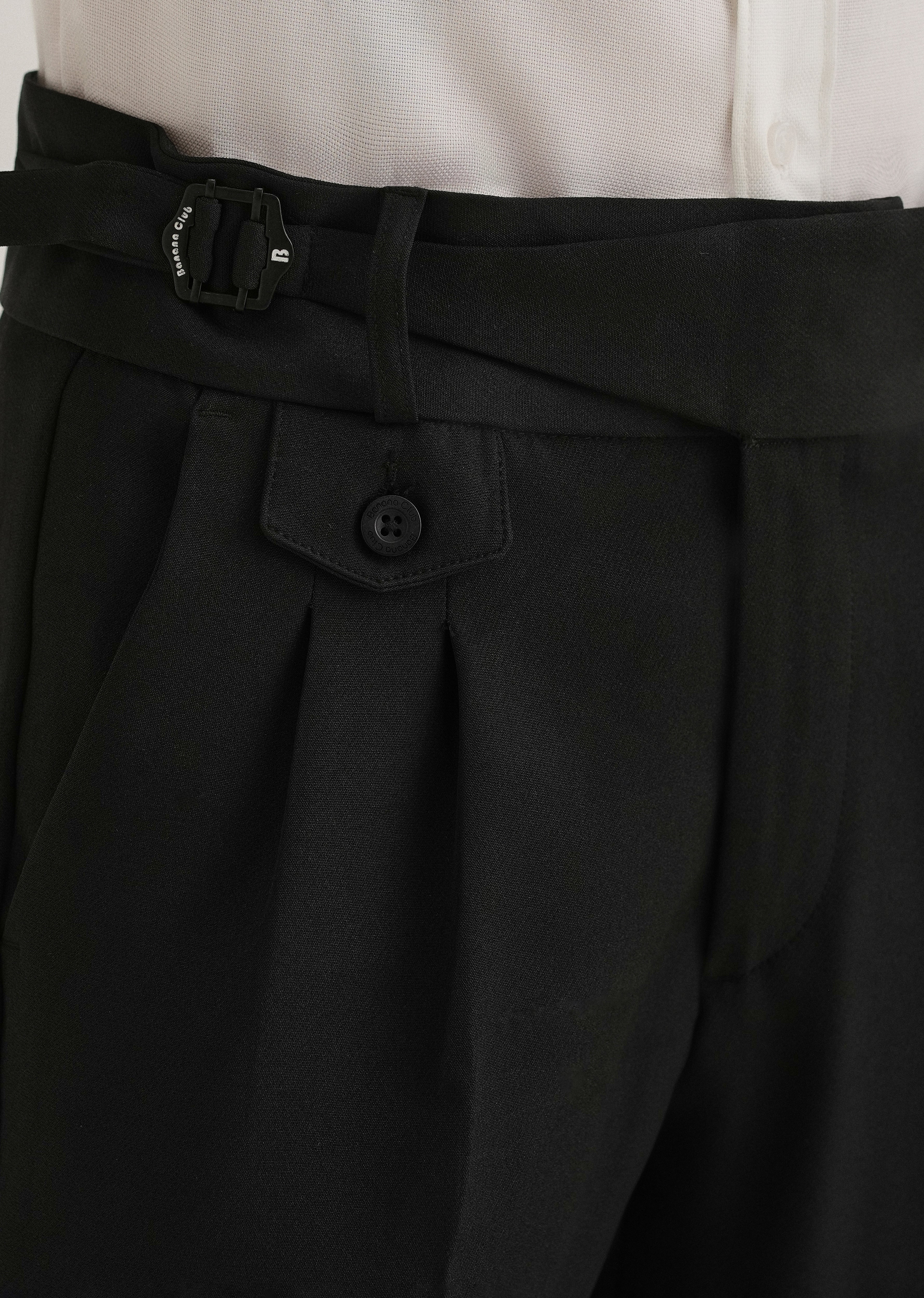 Deep Black Gurkha Pant - Image 5