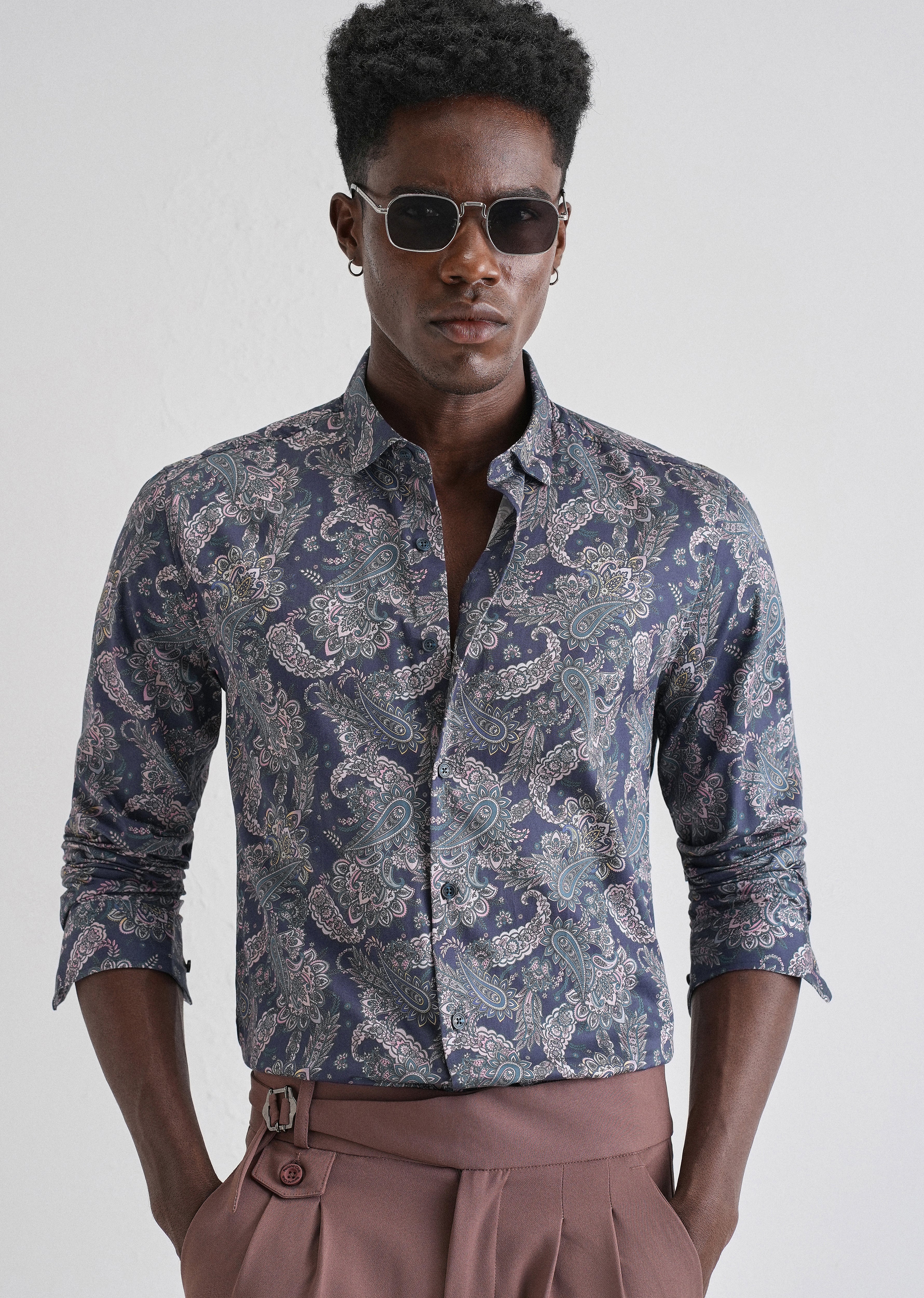Digitalis Paisley Printed Shirt - Image 2