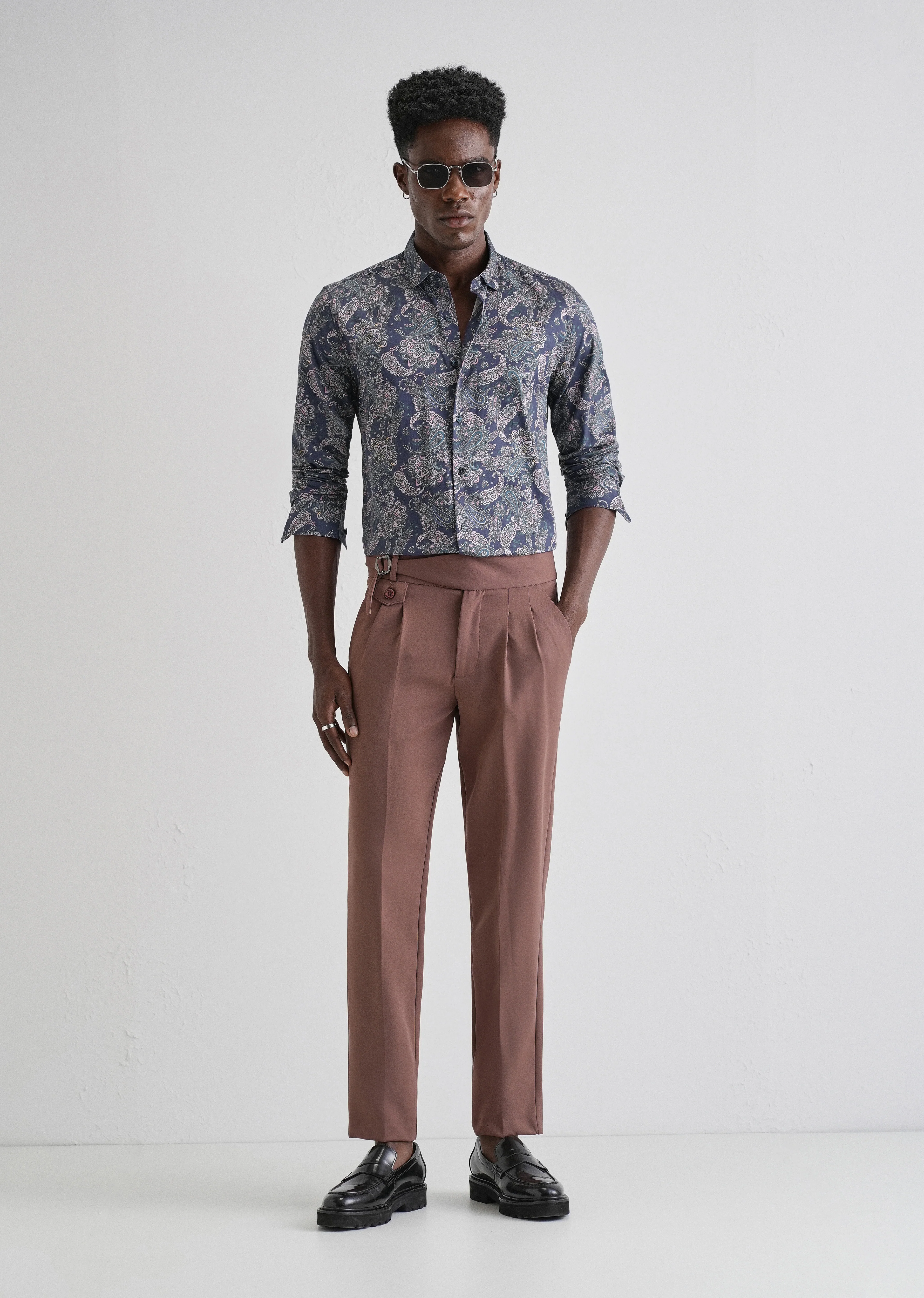 Digitalis Paisley Printed Shirt - Image 6