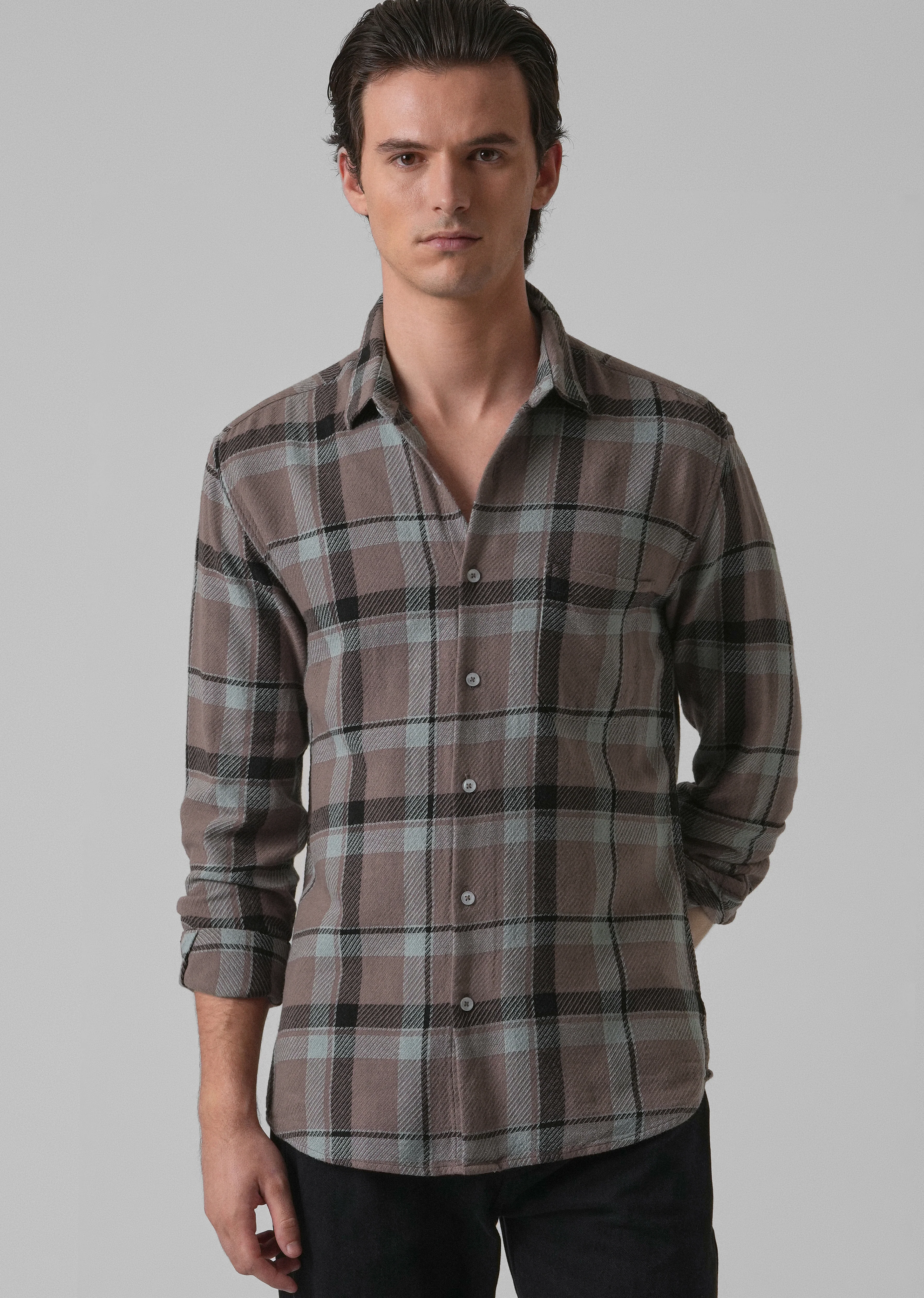 Dobby Check Kokas Shirt - Image 7