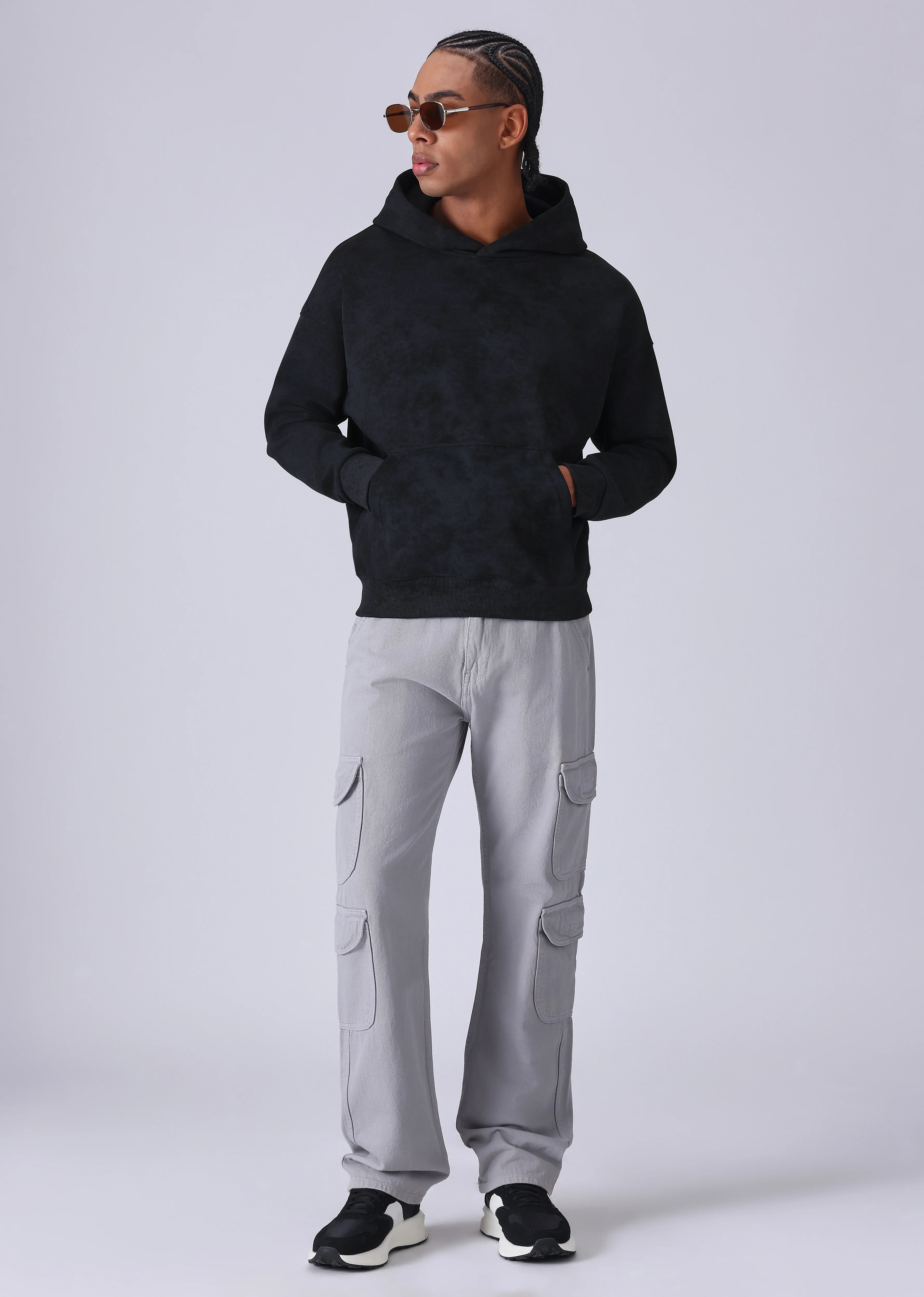 Dual Shade Black Hoodie - Image 6