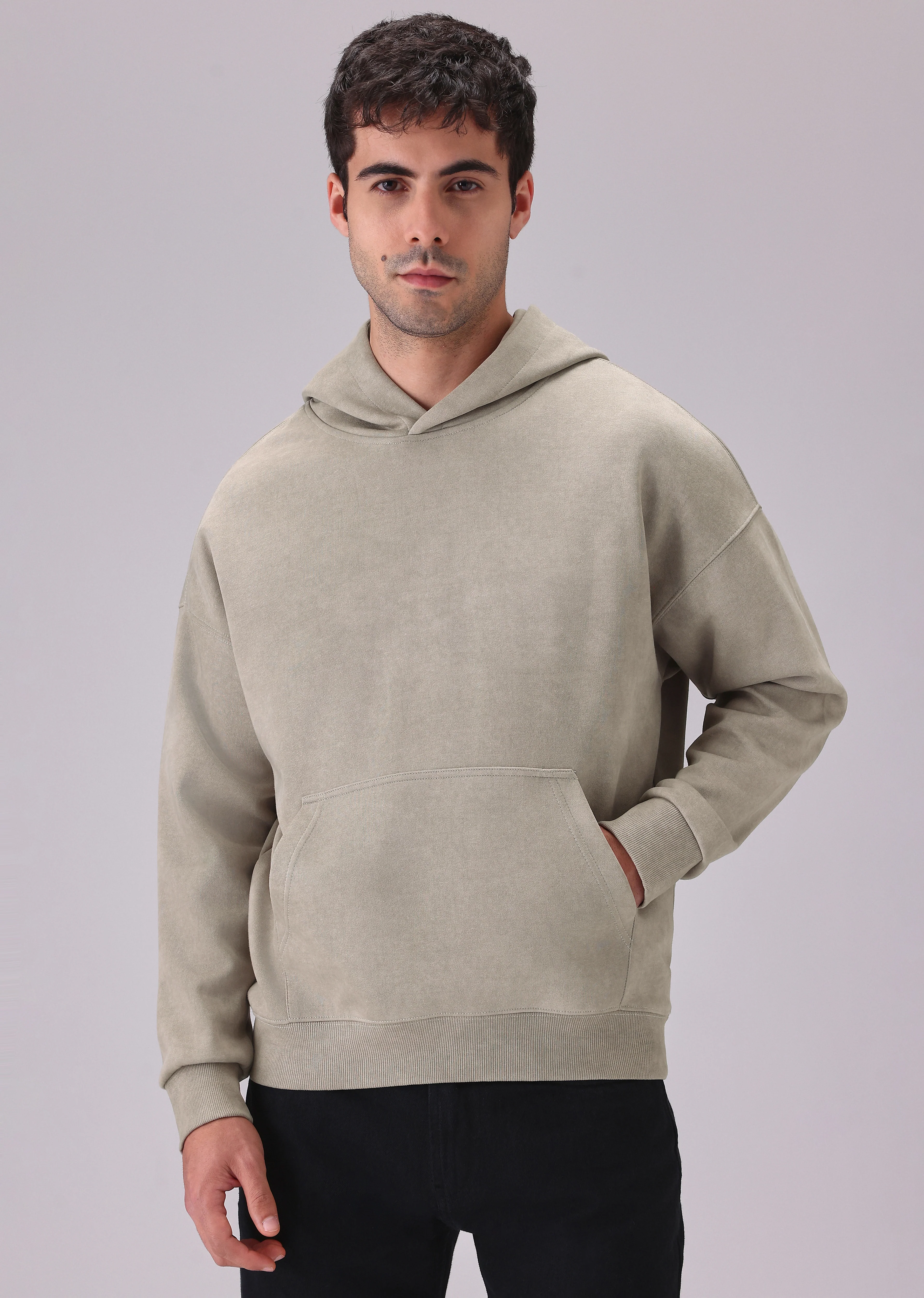 Dual Shade Grey Hoodie - Image 4