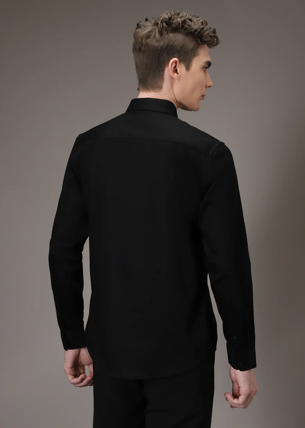 Embellish Beaded Black Designer Shirt - Image 4