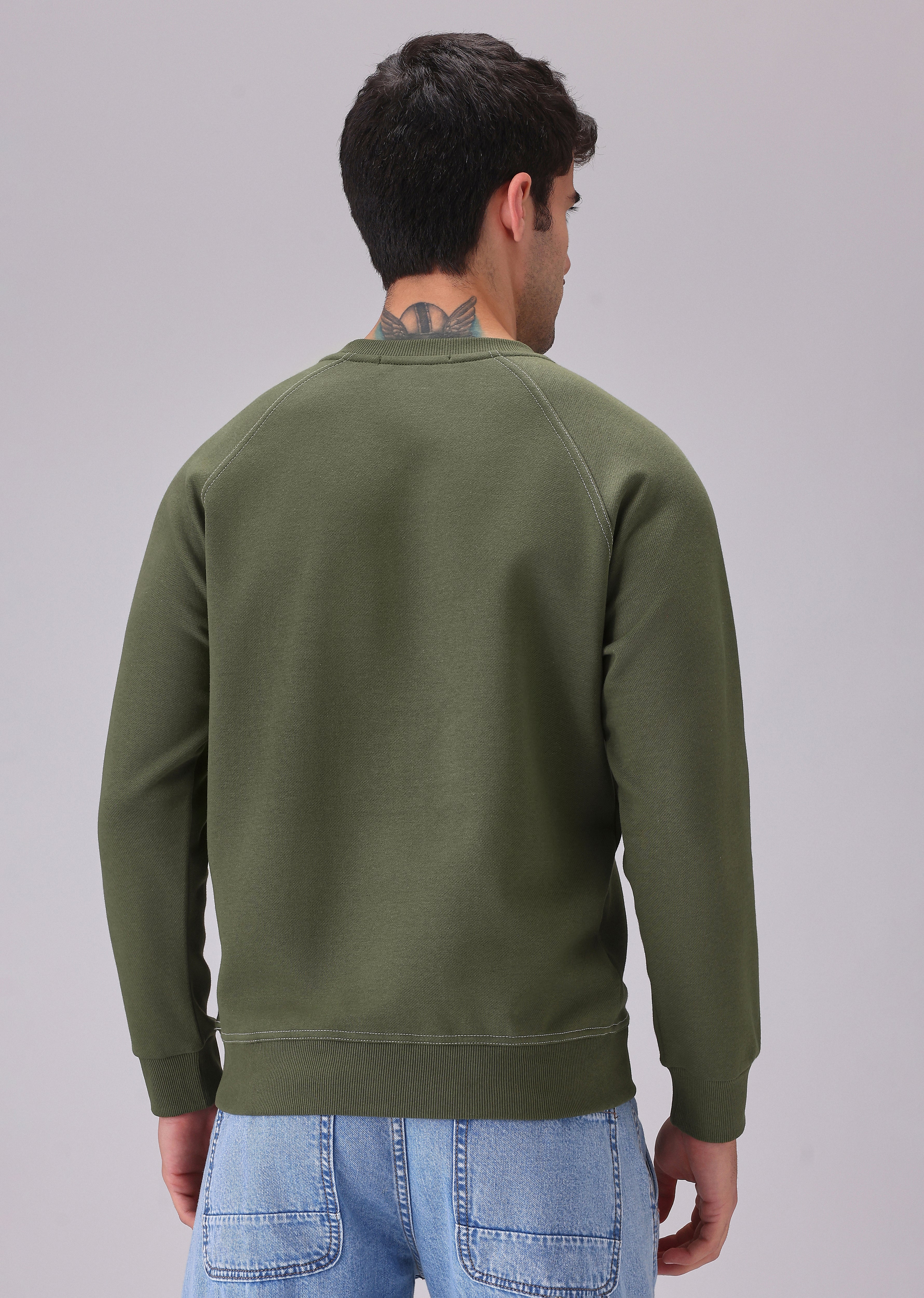 Embro Pocket Green Sweatshirt - Image 2