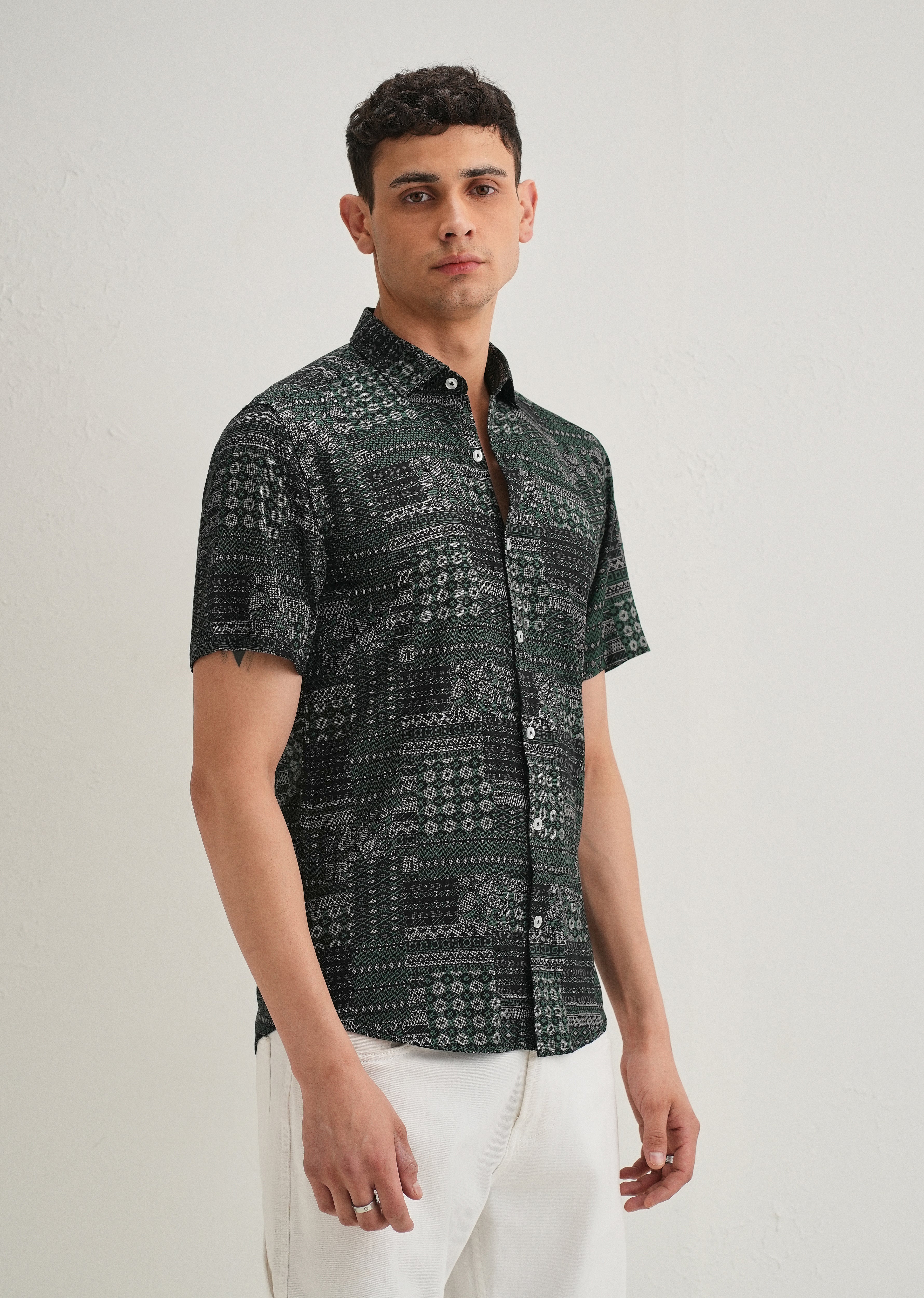 Ethnic Print Shirt - Image 4