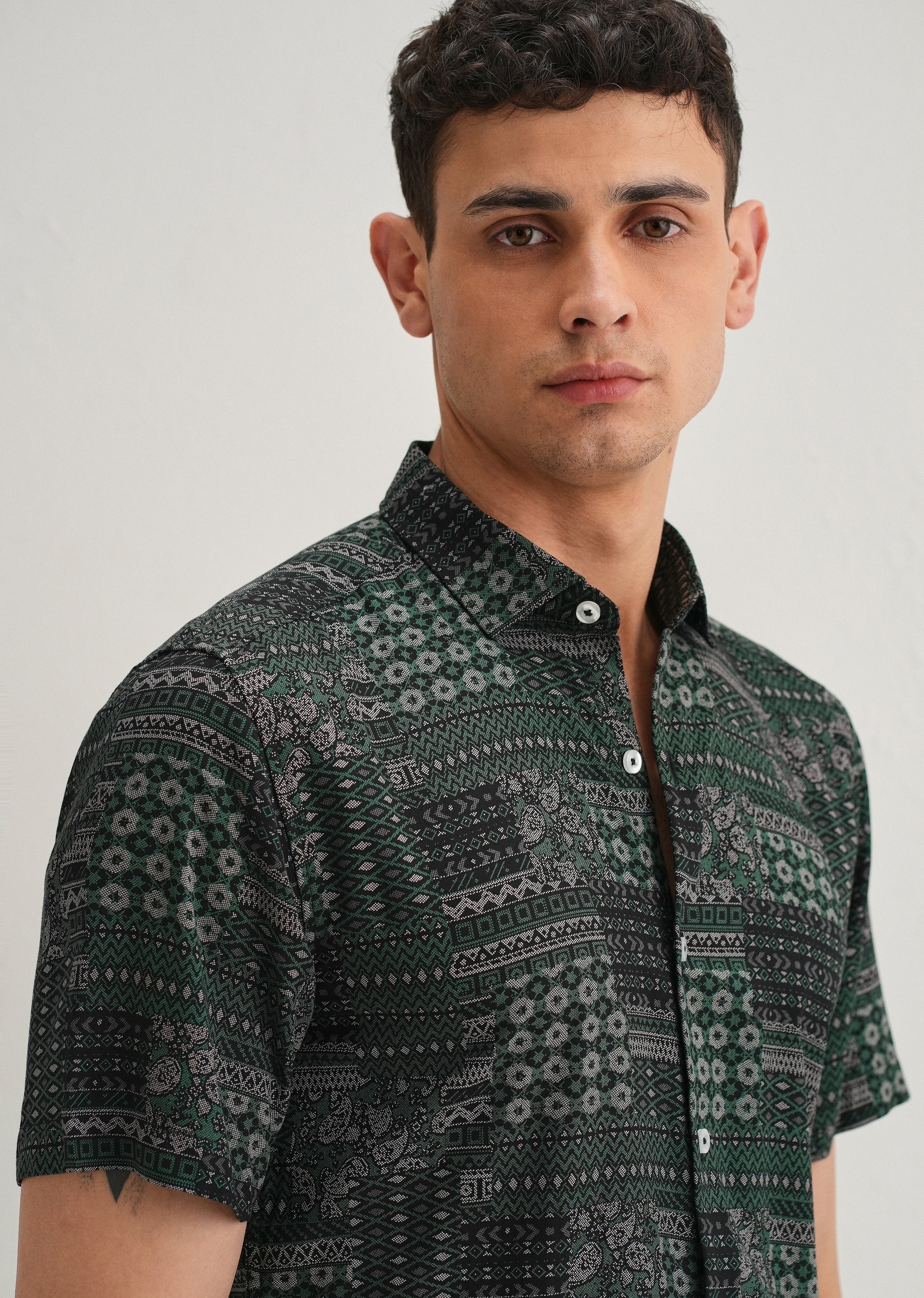 Ethnic Print Shirt - Image 5