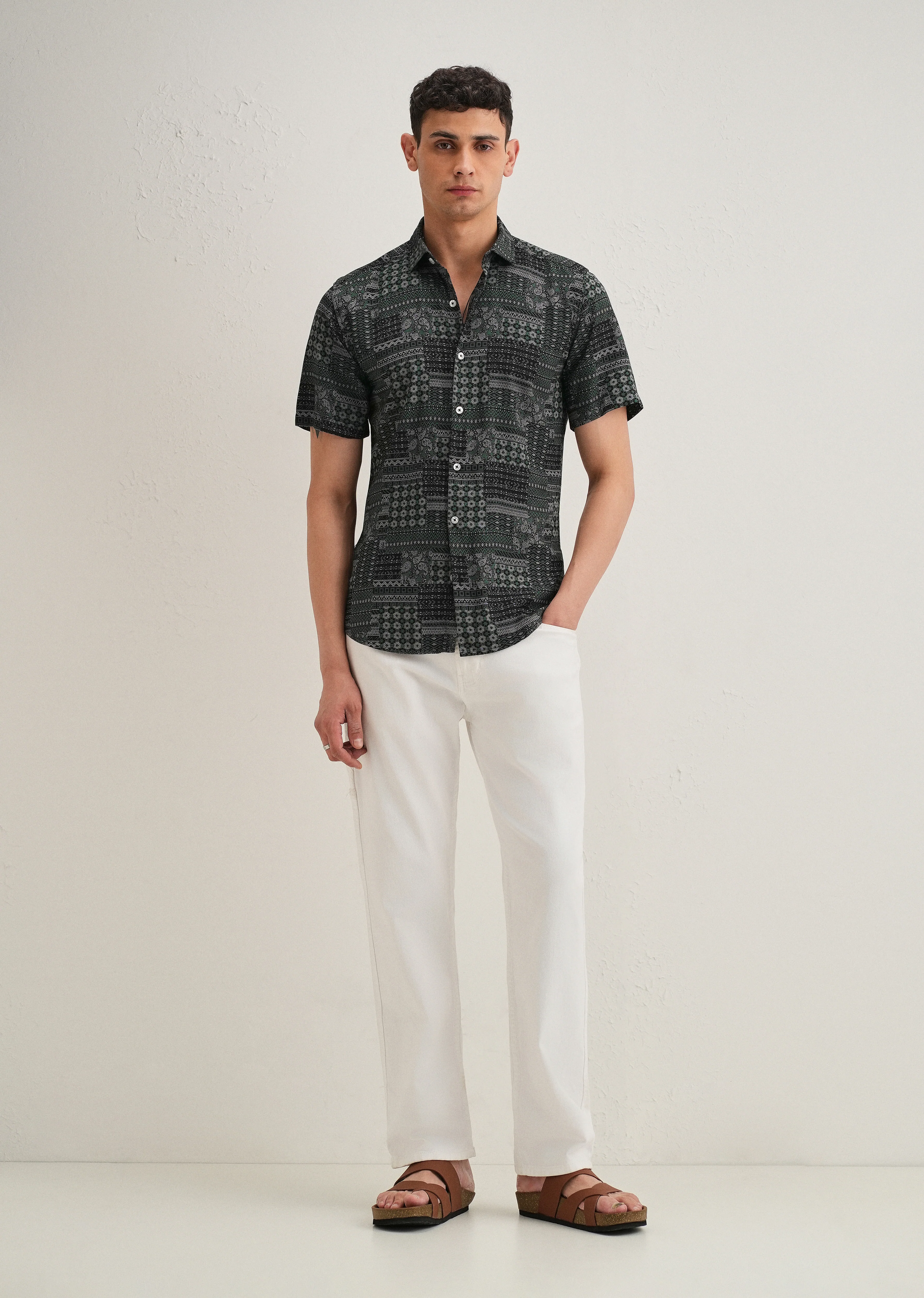 Ethnic Print Shirt - Image 6
